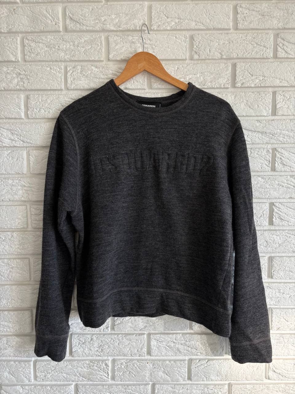 Dsquared2 Dsquared 2 men’s sweater big logo wool made in Italy Size US S / EU 44-46 / 1 - 1 Thumbnail
