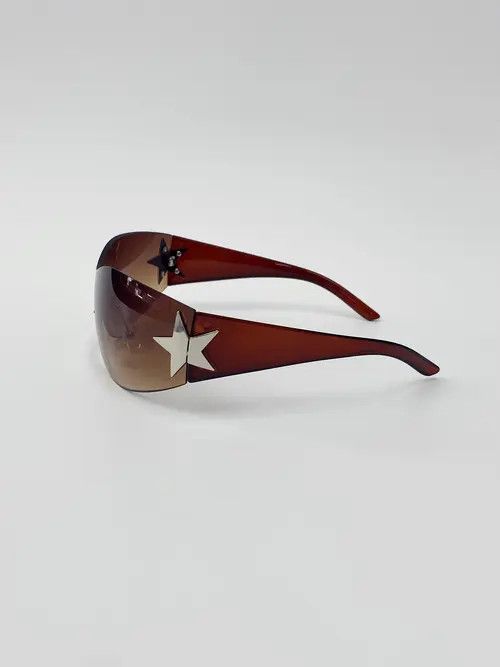 VIBE Star Frame Rimless Sunglasess Vintage y2k 90’s Size ONE SIZE - 5 Thumbnail
