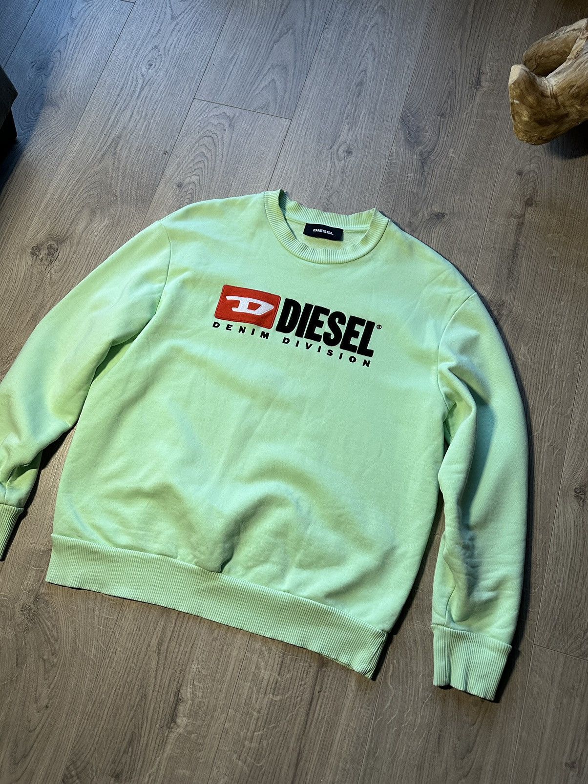 Diesel Diesel Vintage Denim Division Sweatshirt Avant Garde Size US L / EU 52-54 / 3 - 2 Thumbnail