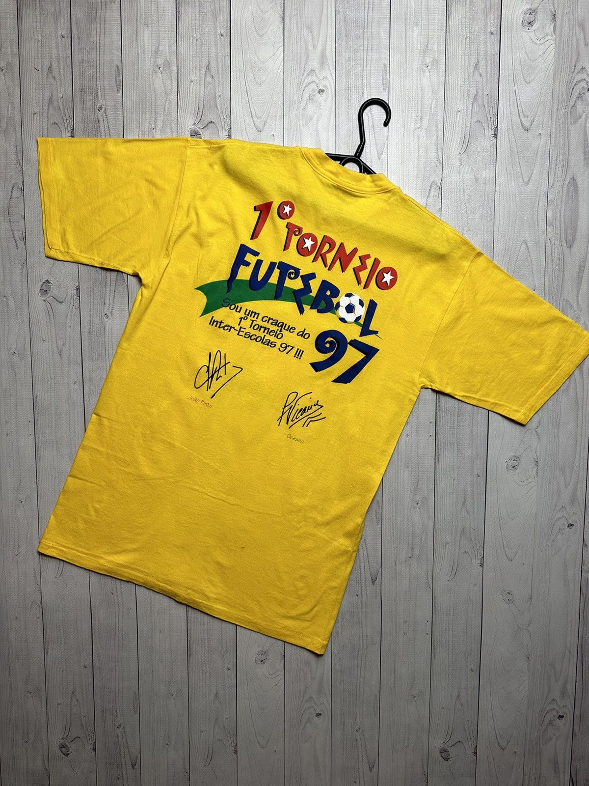 Vintage Vintage Adidas predator soccer tee yellow size L 1997 rare Size US L / EU 52-54 / 3 - 2 Thumbnail