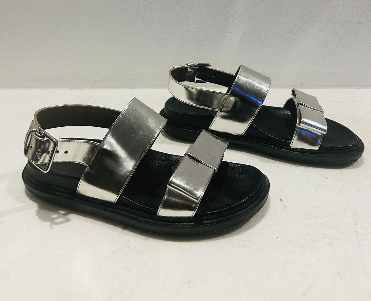Marni New in box marni silver bow sandals. Size US 7 / IT 37 - 7 Thumbnail