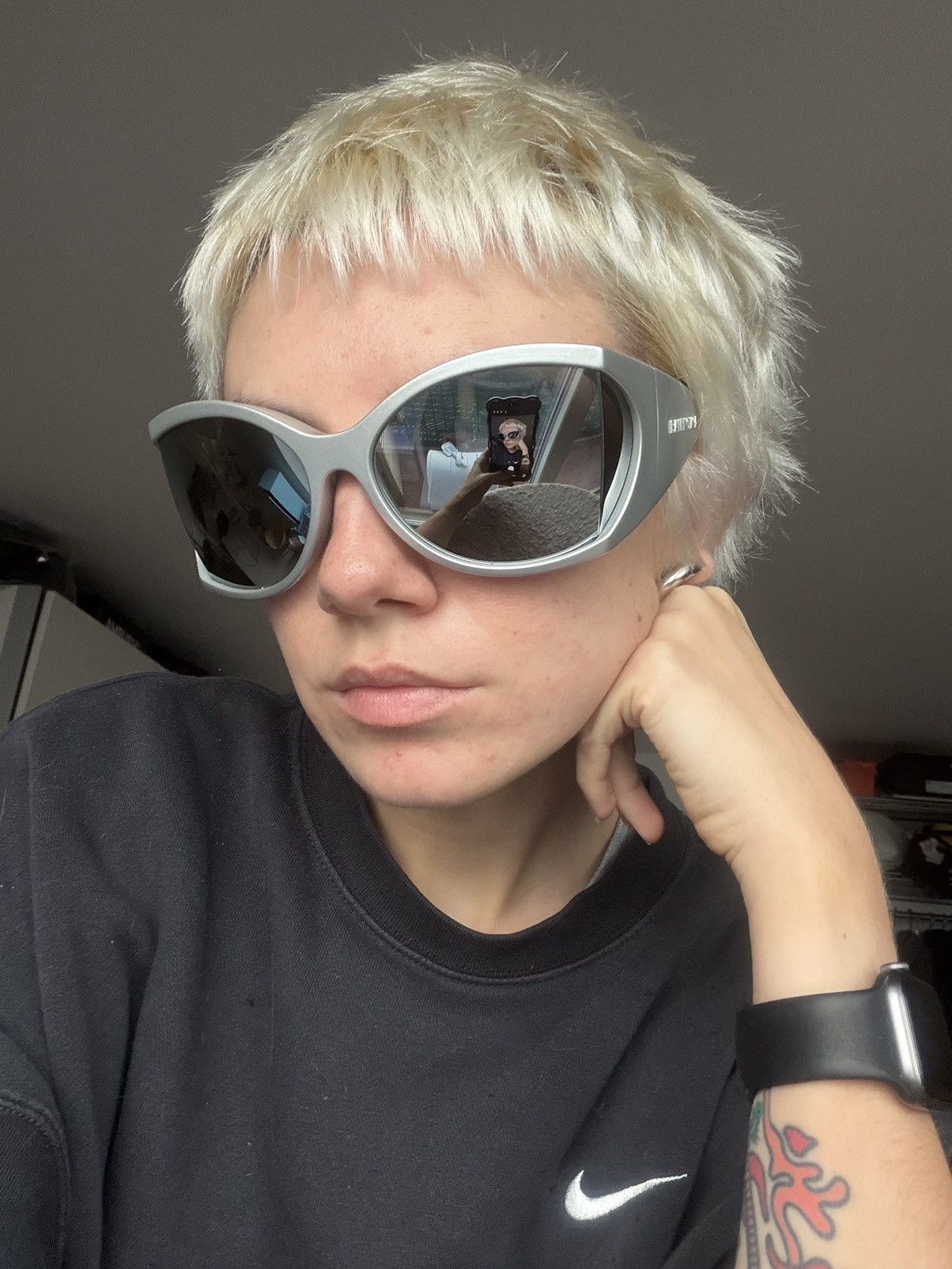 Balenciaga Balenciaga BB0154S Extreme sunglasses Size ONE SIZE - 1 Thumbnail