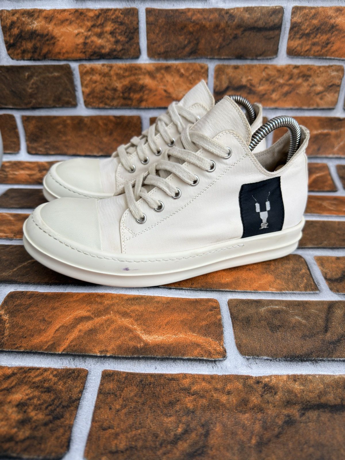 Rick Owens 🔥🔥patch logo drkshdw Ramones Size US 7 / IT 37 - 6 Thumbnail