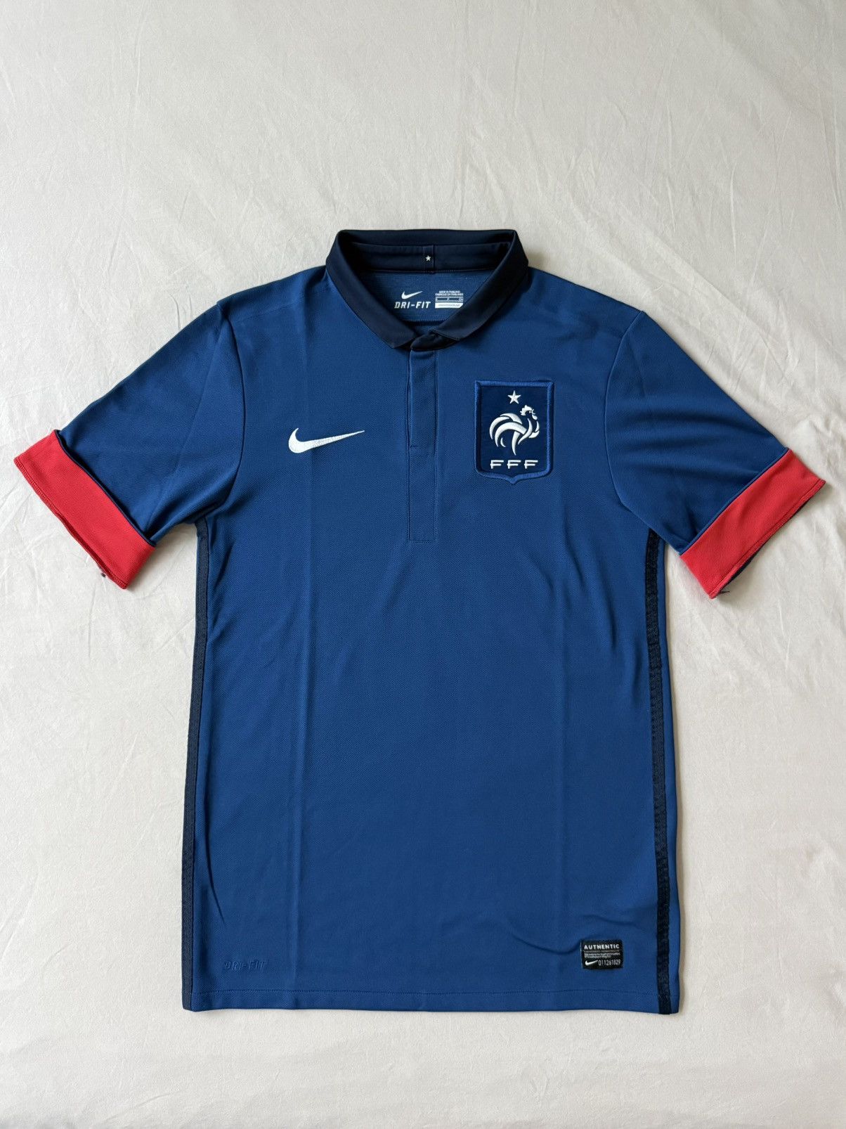 Nike 2011 France Men’s Home Nike Soccer Jersey - Size S Size US S / EU 44-46 / 1 - 1 Thumbnail
