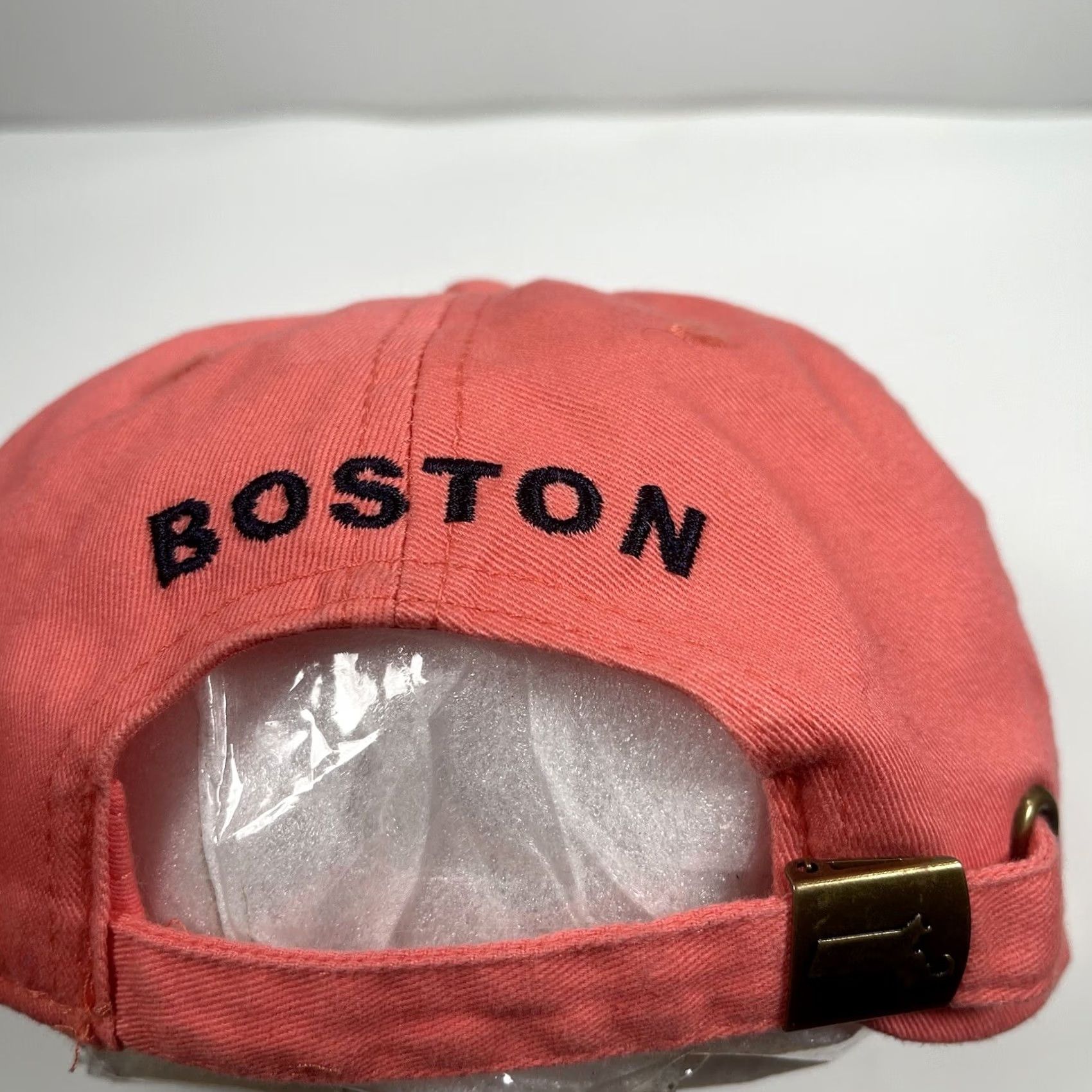 Vintage VINTAGE Bay State Apparel Hat Women’s Orange Adjustable StrapBack Baseball Cap Boston Size ONE SIZE - 7 Thumbnail