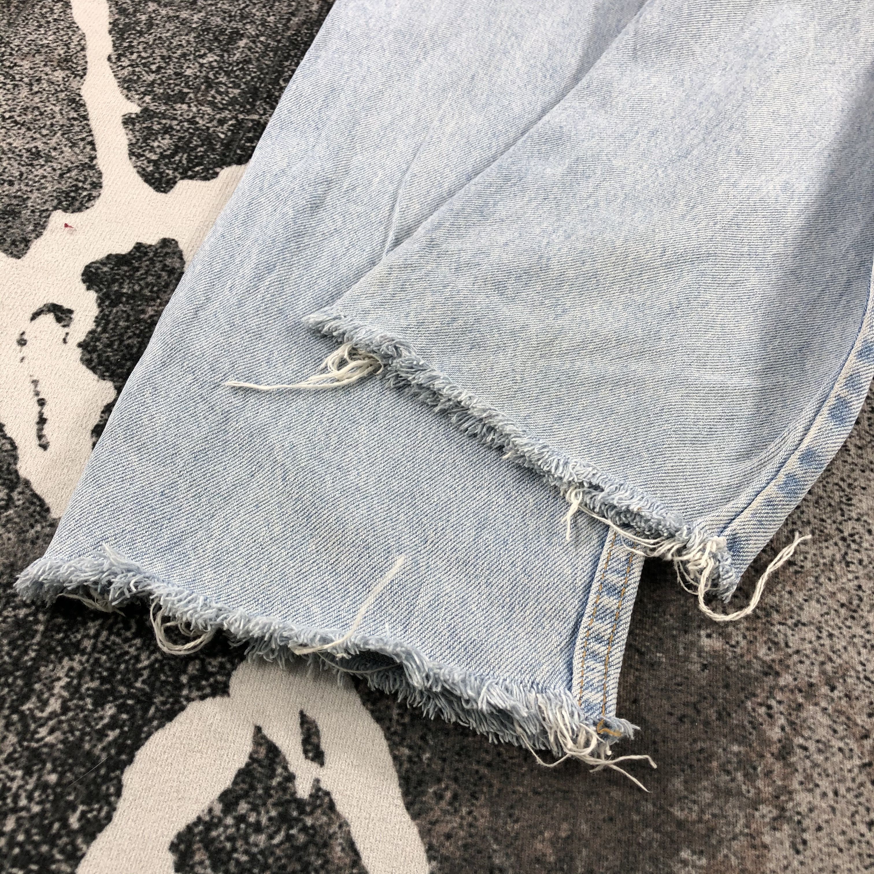 Levi's Vintage 90s Levi's 550 Jeans Relaxed Fit Denim KJ832 Size US 33 - 6 Thumbnail