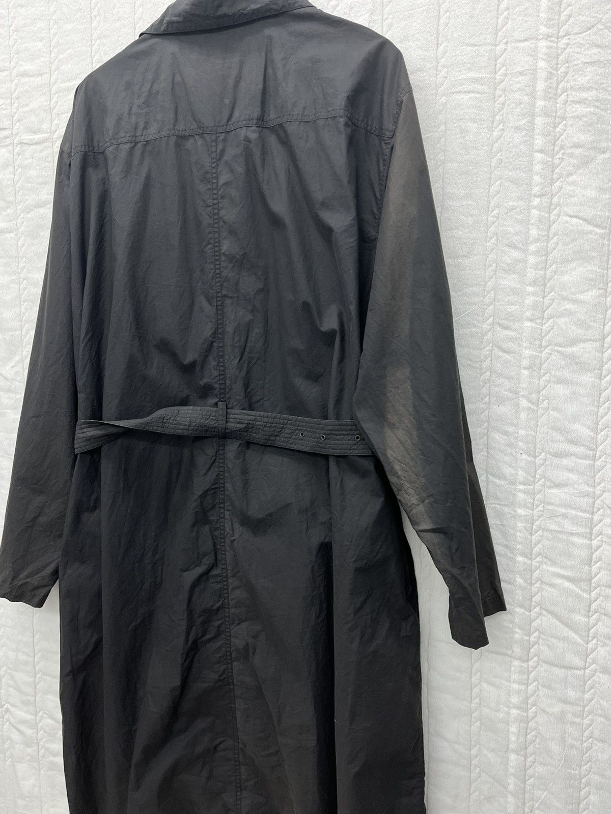 Designer × Emporio Armani × Vintage STEALS🔥EMPORIO ARMANI WINDCOAT WAXED COTTON Size US M / EU 48-50 / 2 - 6 Thumbnail