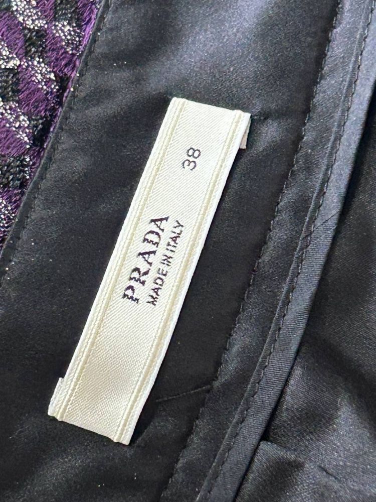 Prada Prada Silk Skirt Size 26" / US 2 / IT 38 - 7 Thumbnail