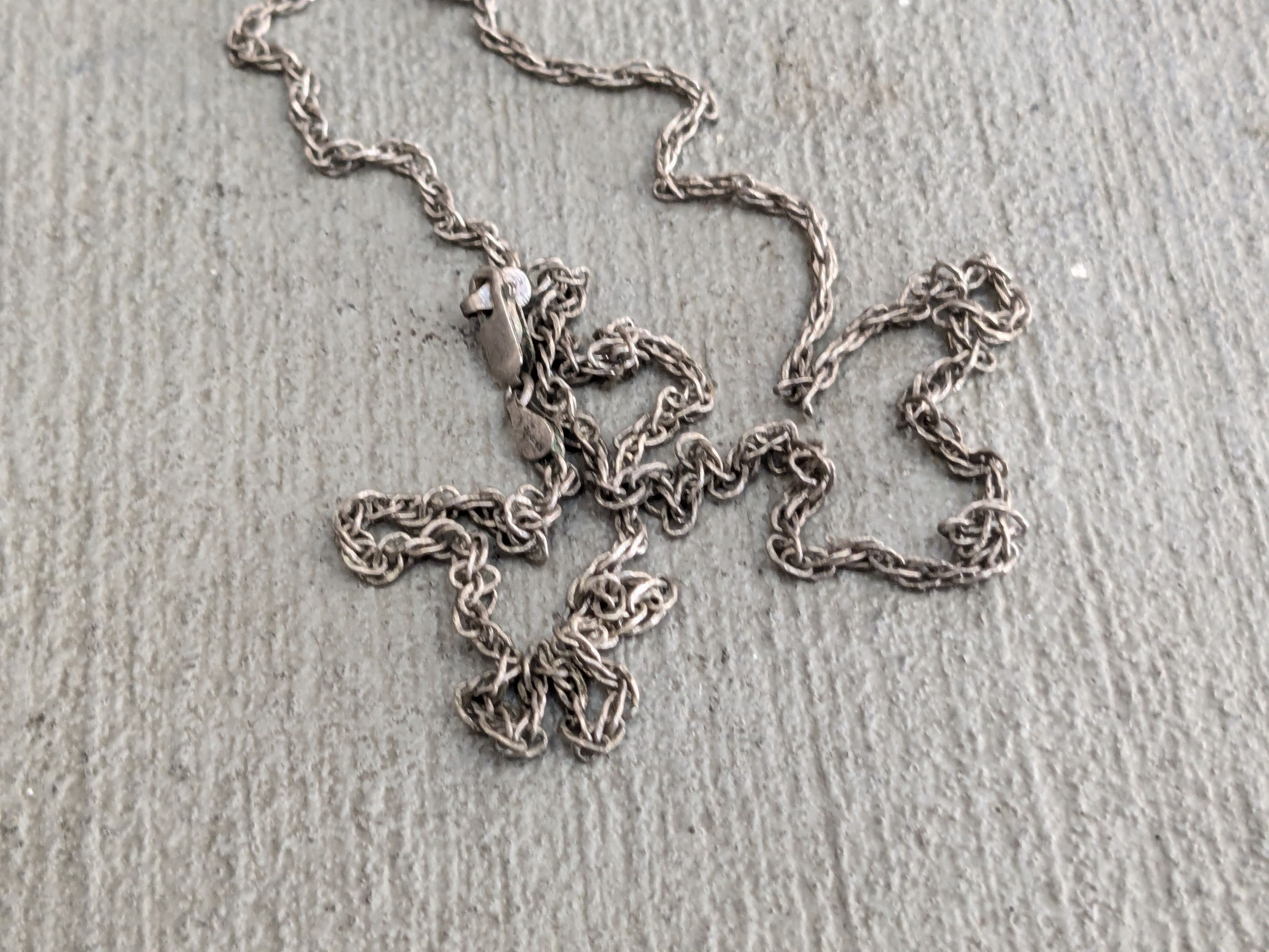 Jewelry Vintage Sterling Silver Necklace Rope Twist 25" Size ONE SIZE - 11 Thumbnail