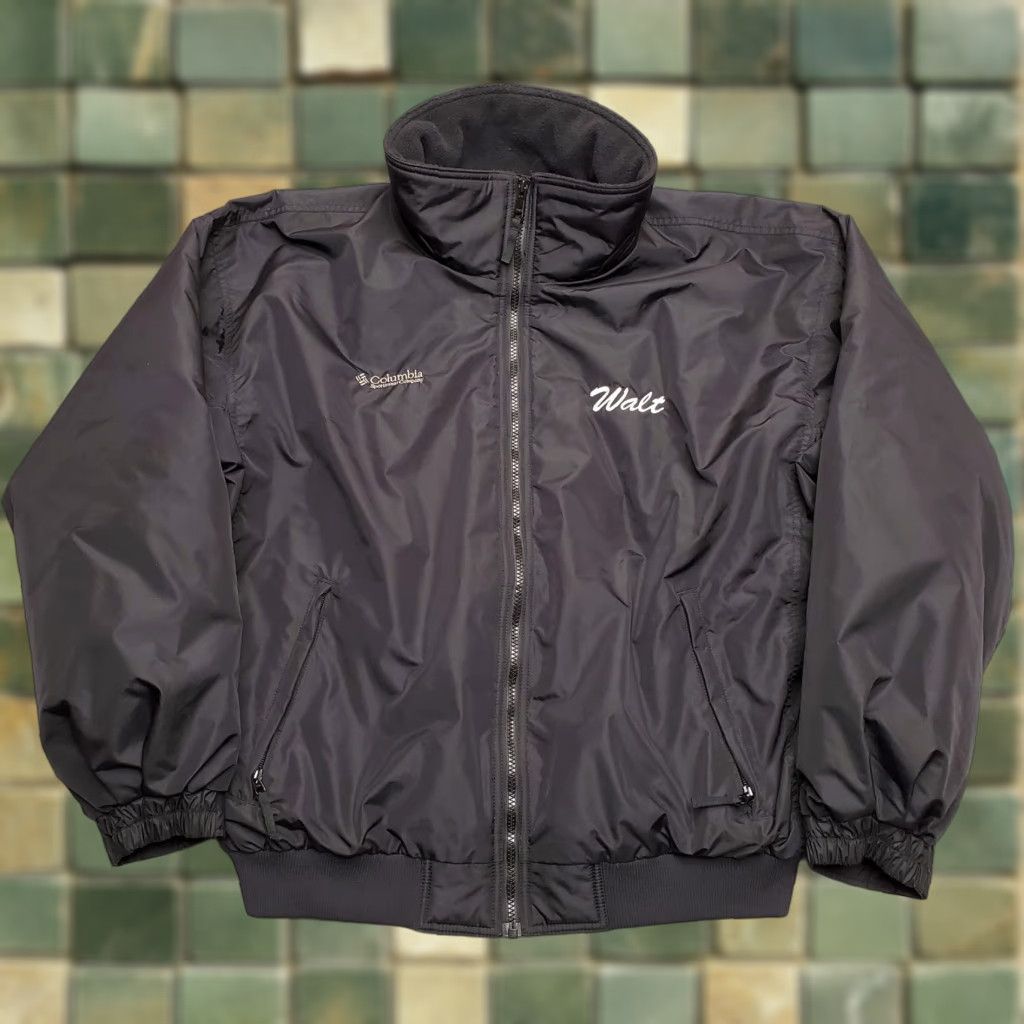 Vintage Columbia Jacket Mens L Black Fleece Lined Bomber Jacket Outdoor Western Horse Cattle Ranch Embroidered Logo 100% Polyester Lining Casual Size US L / EU 52-54 / 3 - 1 Thumbnail