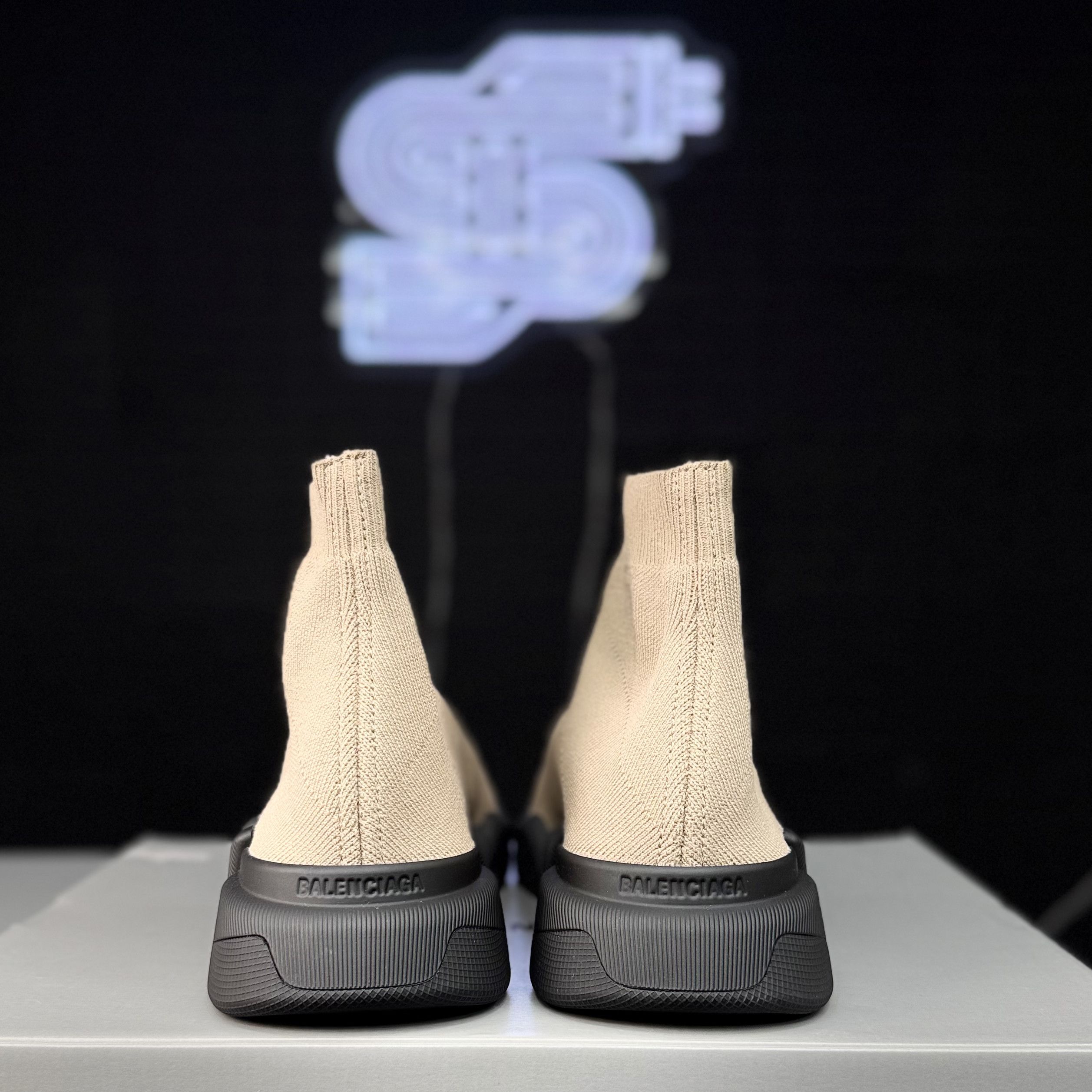 Balenciaga Balenciaga Speed 2.0 Beige/Black Size US 8.5 / EU 41-42 - 6 Thumbnail