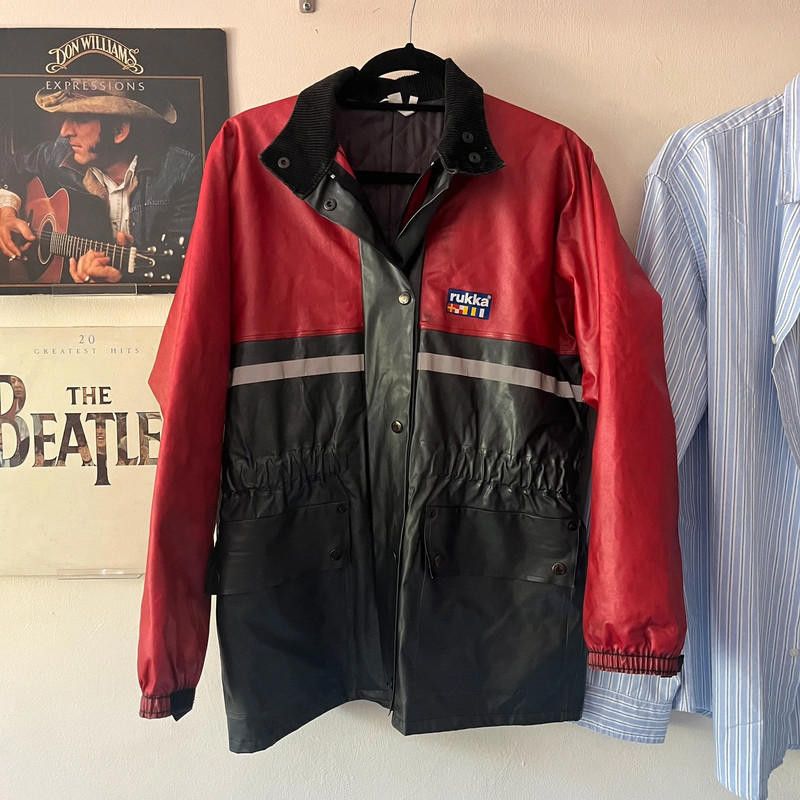 Designer Rare Vintage Rukka 80’s motorcycle Jacket Size 38 Size US L / EU 52-54 / 3 - 2 Thumbnail