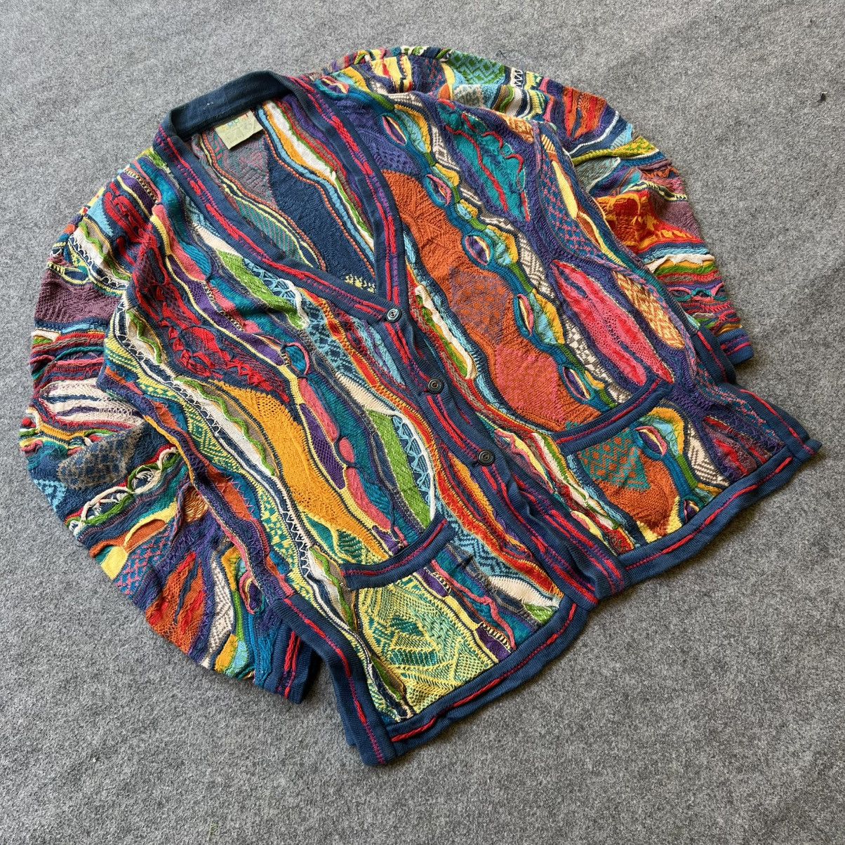Coogi × Vintage Crazy Vintage Coogi 3D Cable Knit Sweater Size US L / EU 52-54 / 3 - 2 Thumbnail