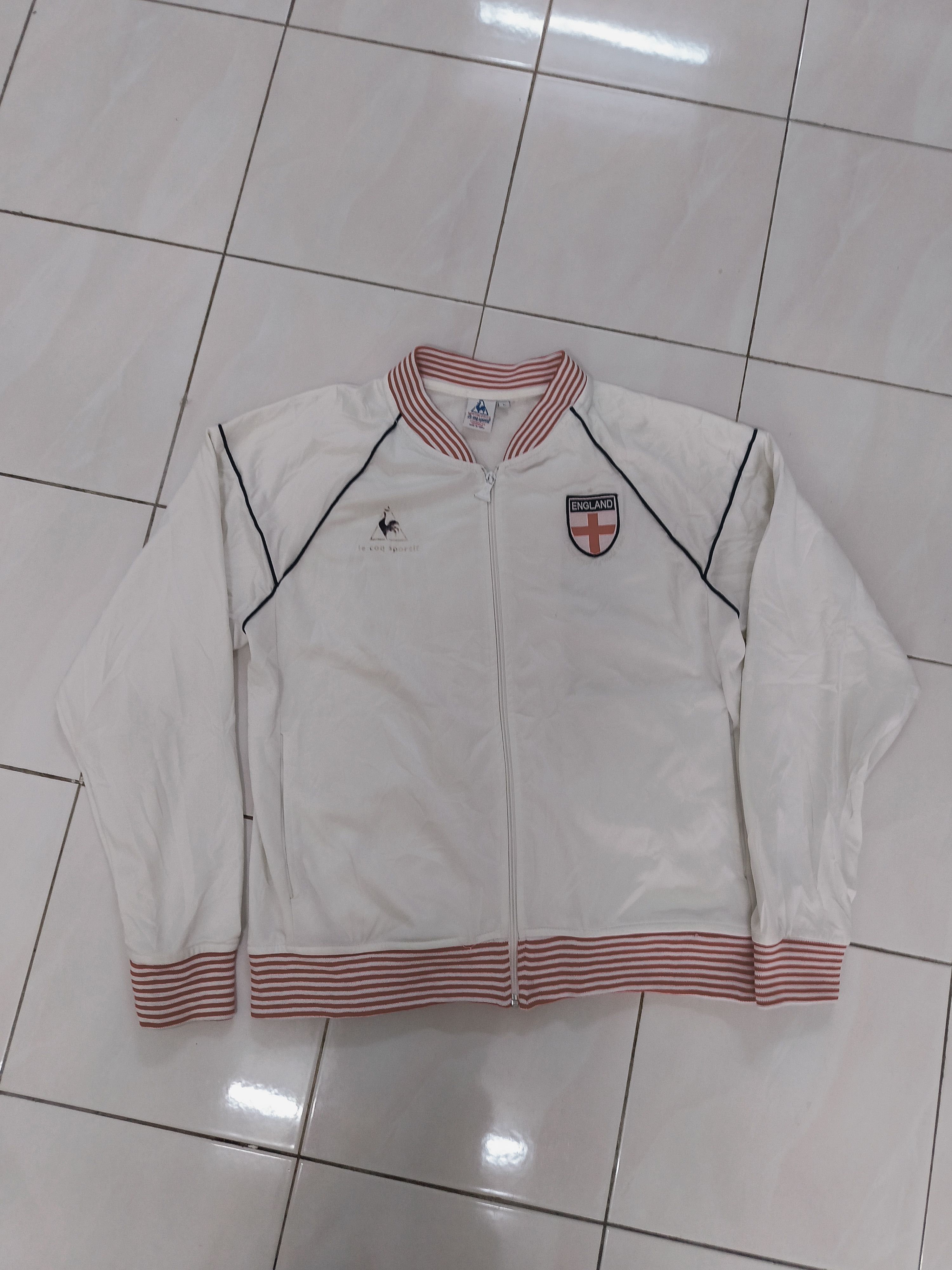 Le Coq Sportif Classic England Soccer Team track Jacket Size US M / EU 48-50 / 2 - 6 Thumbnail