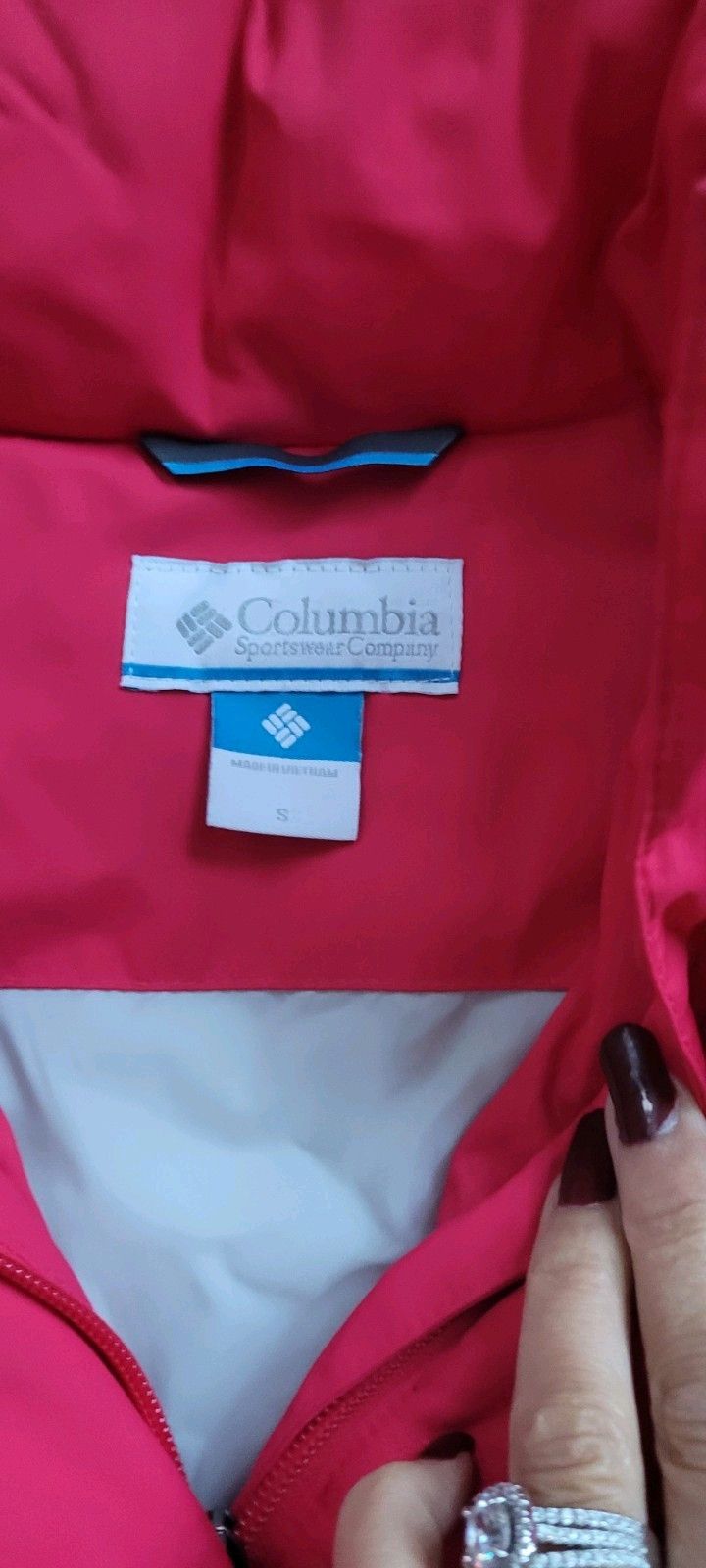 Other WOMENS COLUMBIAN COAT JACKET Sm Pink Zip Up Pockets Puffer Size XS / US 0-2 / IT 36-38 - 4 Thumbnail