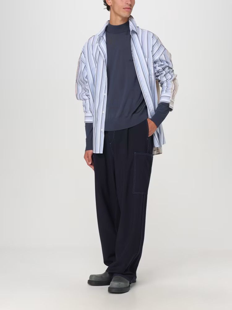 Marni o1w1db10625 Jumper in Blue Size US M / EU 48-50 / 2 - 2 Thumbnail