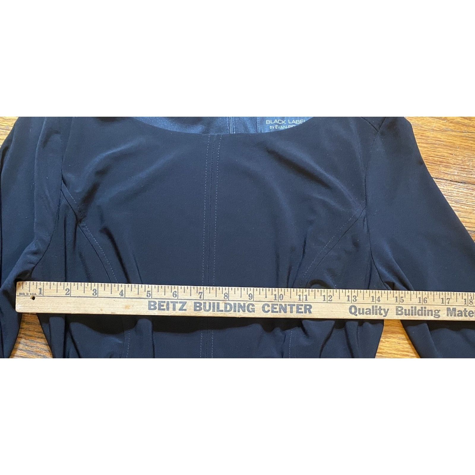 Evan Picone Evan Picone Black Label Dress Women’s Sz 4 Black Belted Size XS / US 0-2 / IT 36-38 - 4 Thumbnail