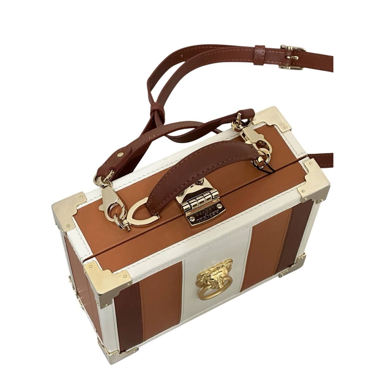 Aspinal of London Aspinal of London Lion Head Box Trunk Crossbody Bag Size ONE SIZE - 5 Thumbnail
