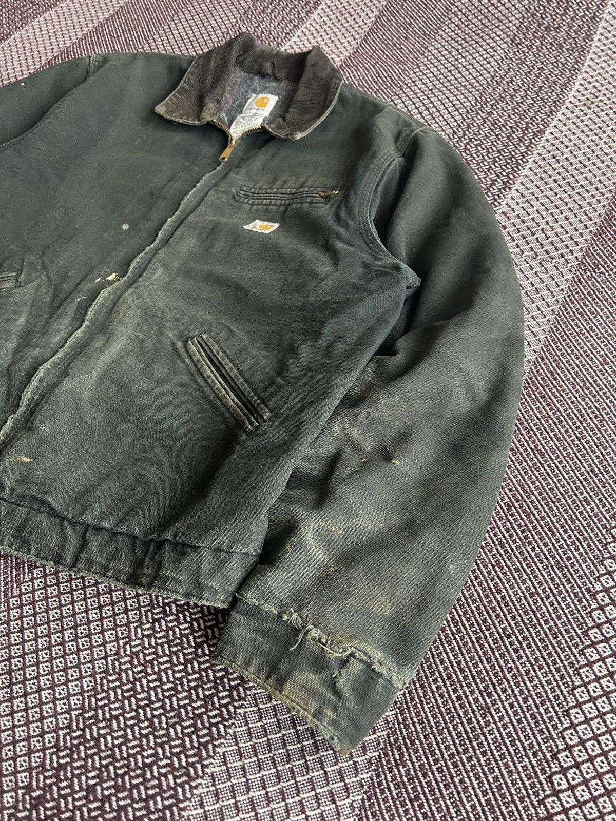 Carhartt Vintage Carhartt Detroit Jacket Workwear Distressed Size XL Size US XL / EU 56 / 4 - 3 Thumbnail
