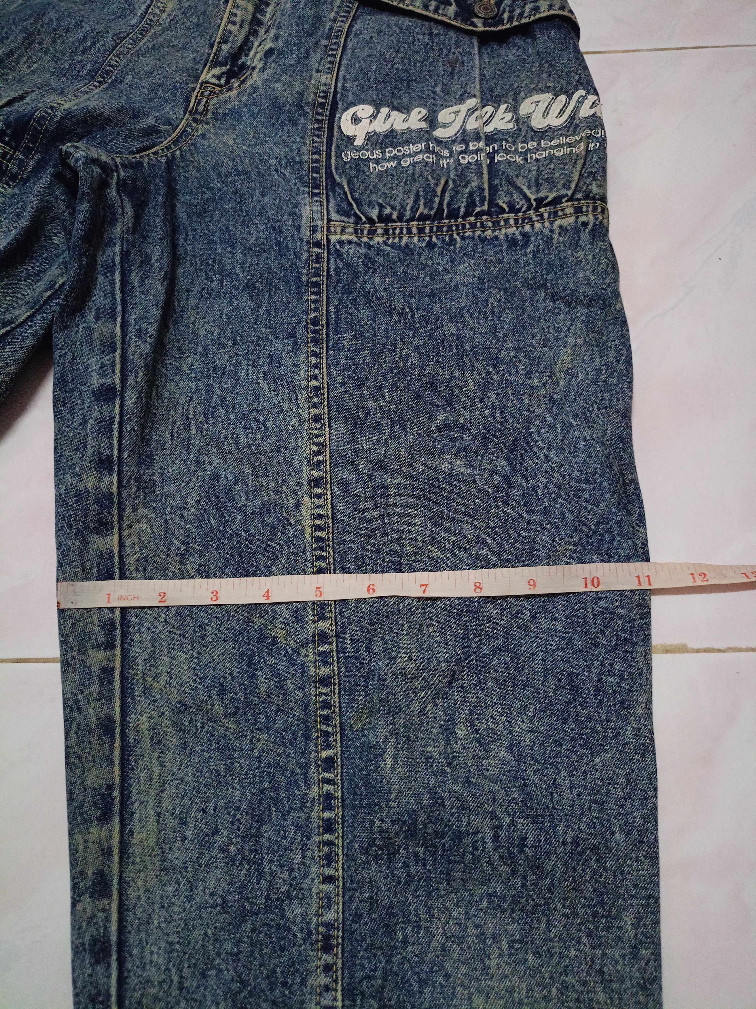 Japanese Brand Bush pant X very rare X ASIC wash Size US 29 - 3 Thumbnail