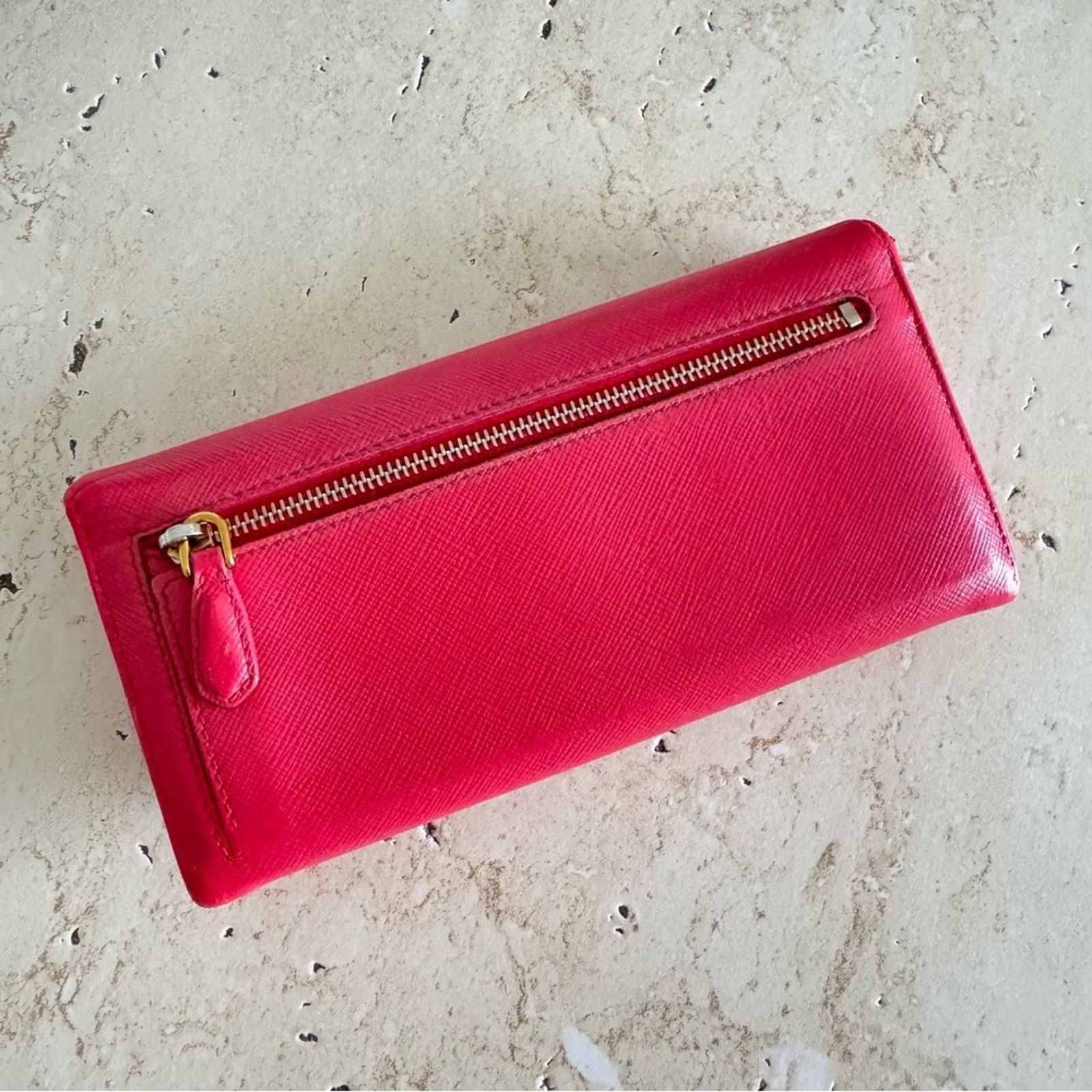 Prada PRADA Milano Pink Long Wallet, Authentic Size ONE SIZE - 6 Thumbnail