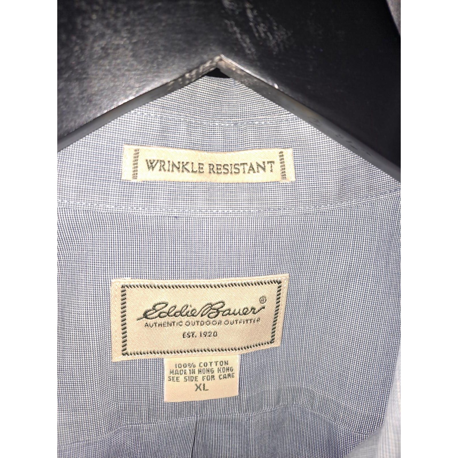 Eddie Bauer Eddie Bauer Gray Long Sleeve Button Up Wrinkle Resistant Siz Size US XL / EU 56 / 4 - 2 Thumbnail
