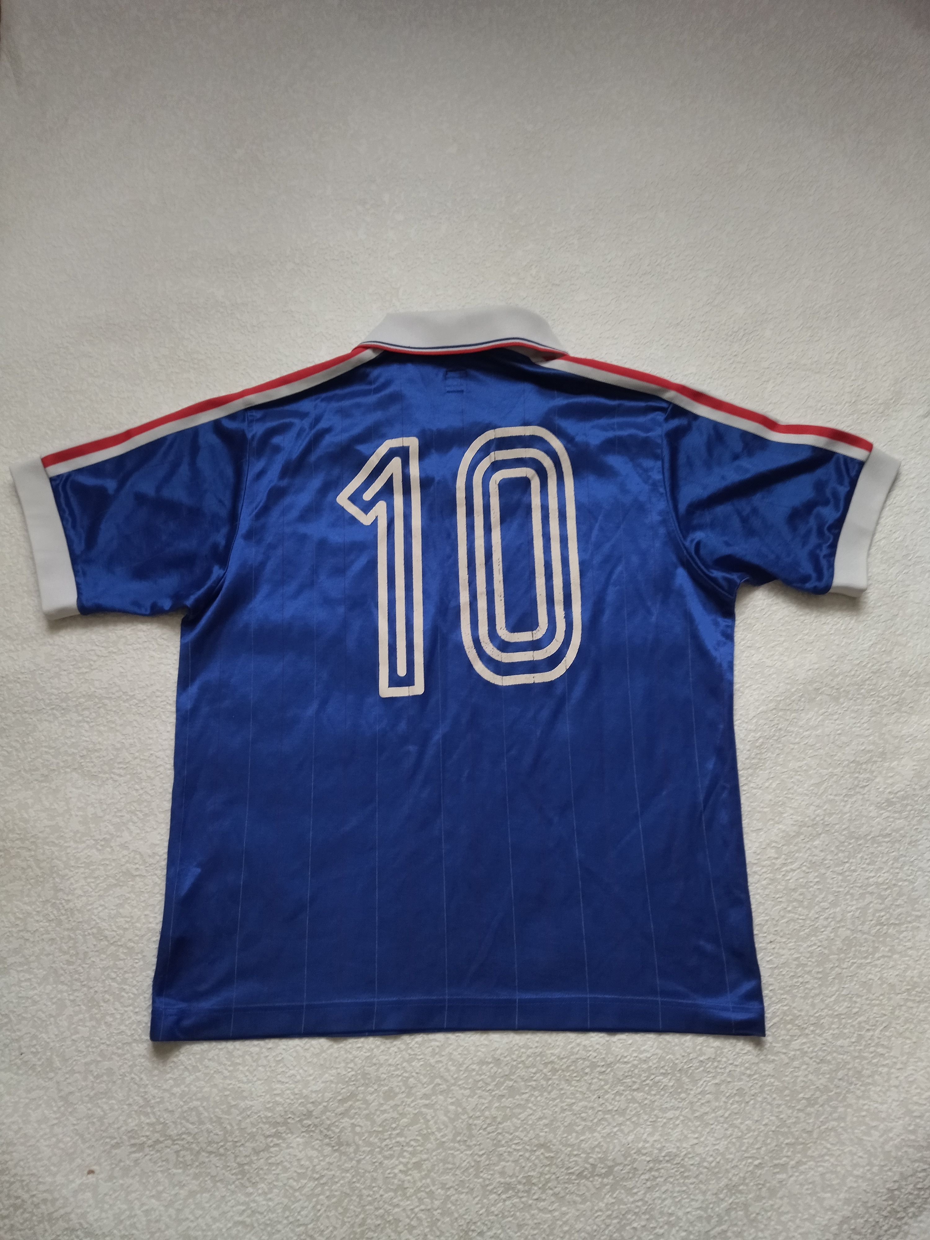 Adidas Very Rare Vintage VINTAGE ADIDAS FRANCE JERSEY PLATINI 10 NUMBER 2001 2003 Grailed