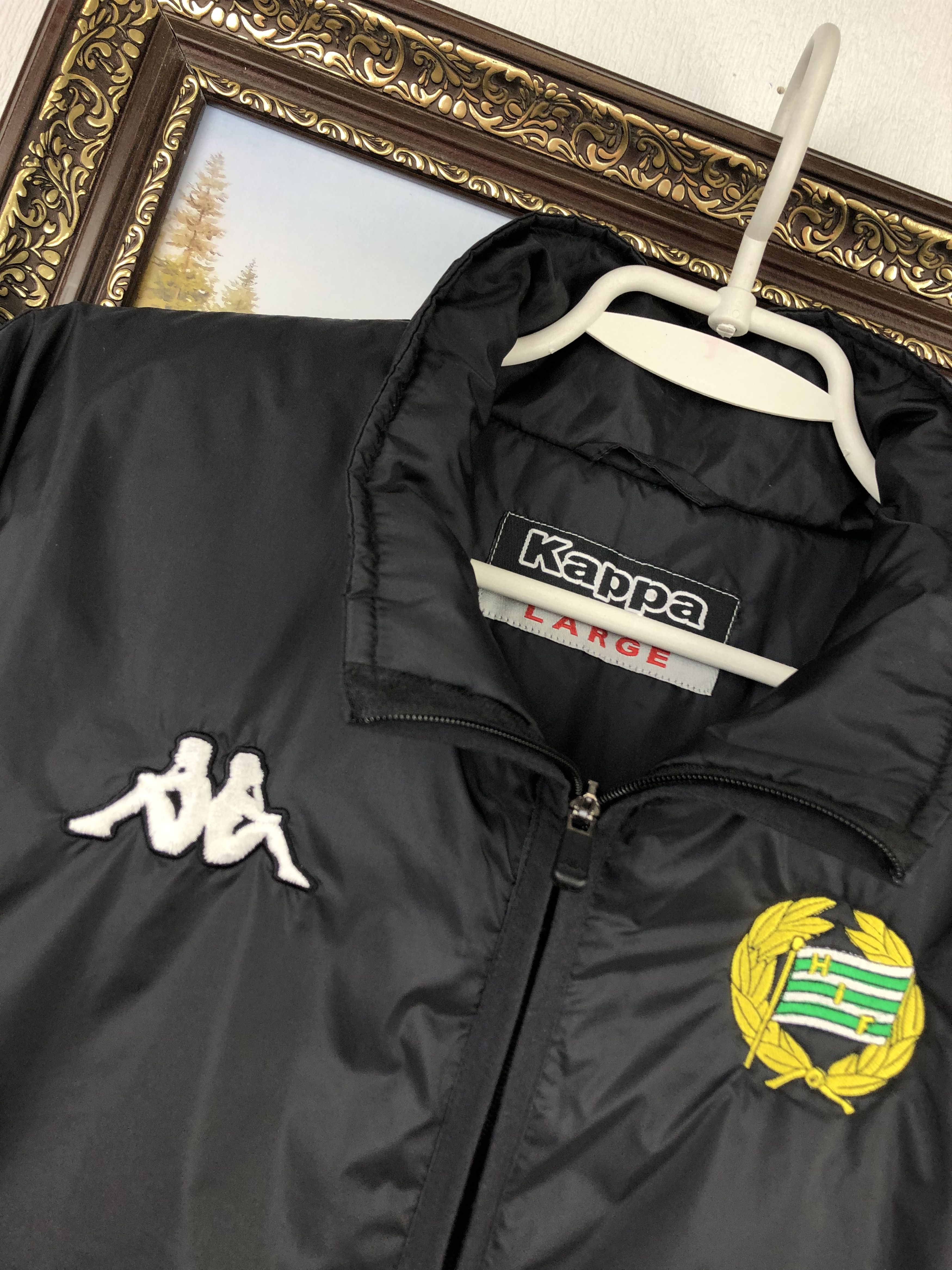 Kappa Vintage Kappa Hammarby Football Jacket Soccer Rare Size US L / EU 52-54 / 3 - 6 Thumbnail