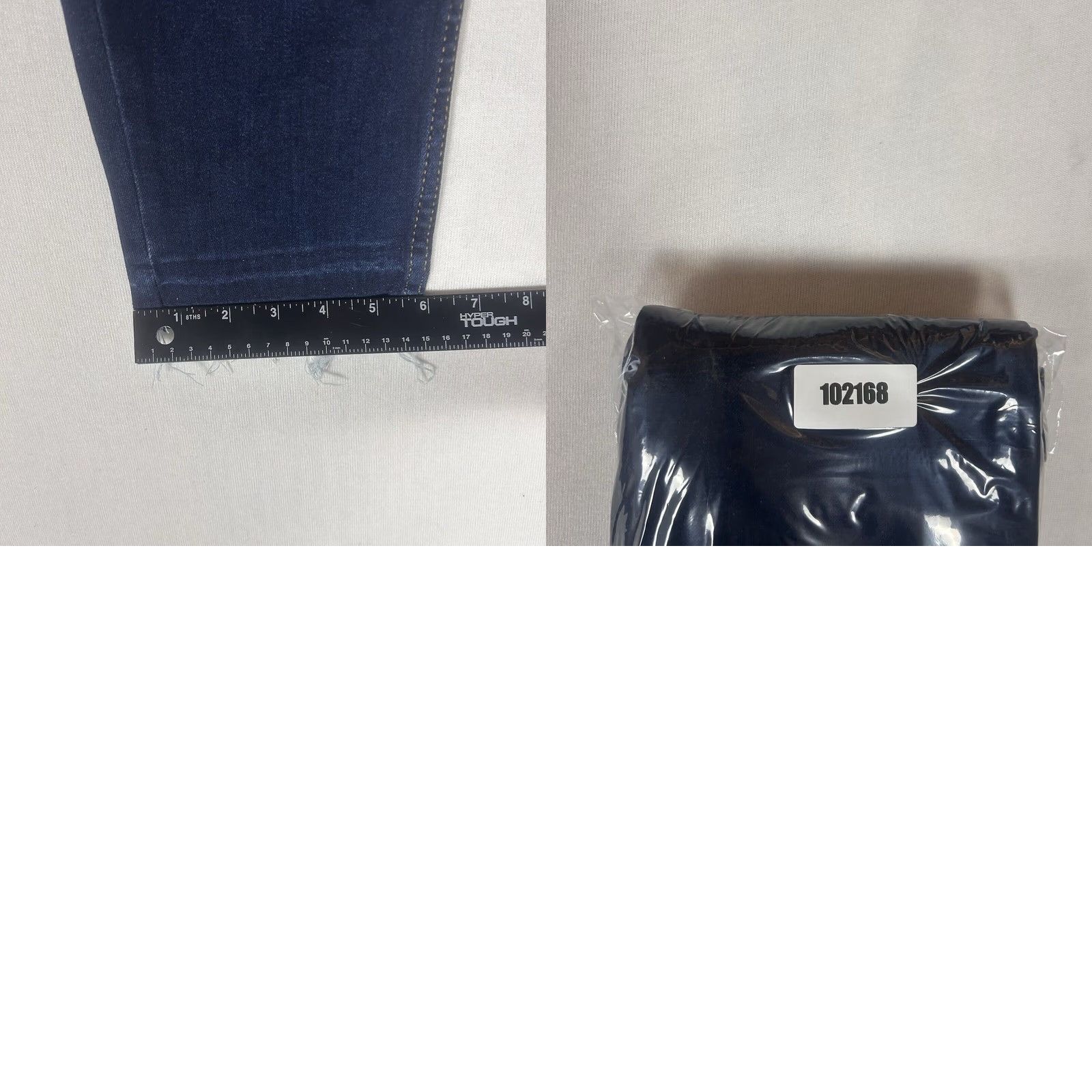 Lee Lee Heritage Jeans Womens 14 Slim Fit Skinny Ankle High Rise Dark Wash Denim Jeans Blue Slimming 5-Pocket Zipper Button Womens Jeans Size 36" / US 14 / IT 50 - 8 Thumbnail