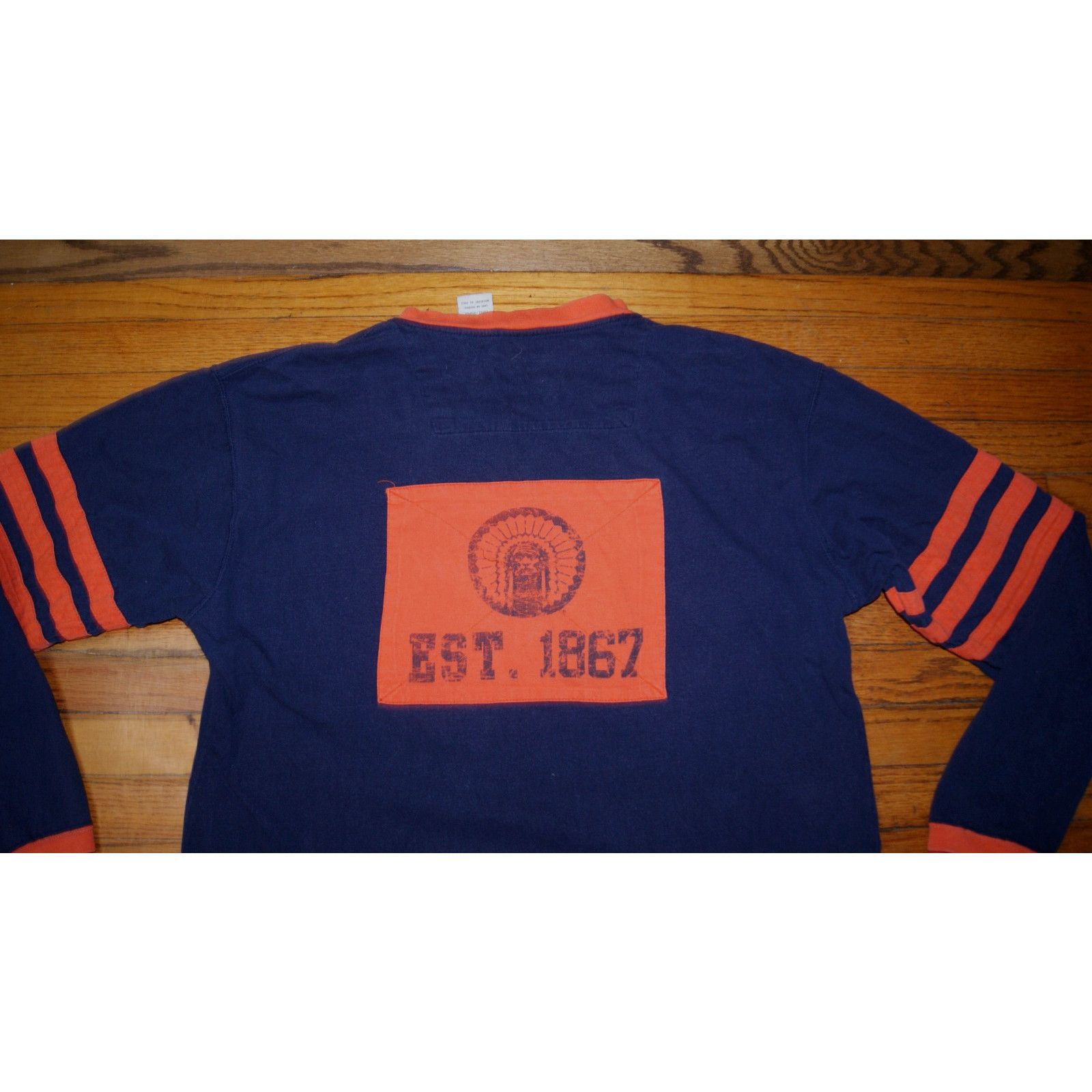 Pro Edge VTG Y2K ILLINOIS FIGHTING ILLINI Chief Football L TShirt Size US L / EU 52-54 / 3 - 2 Thumbnail