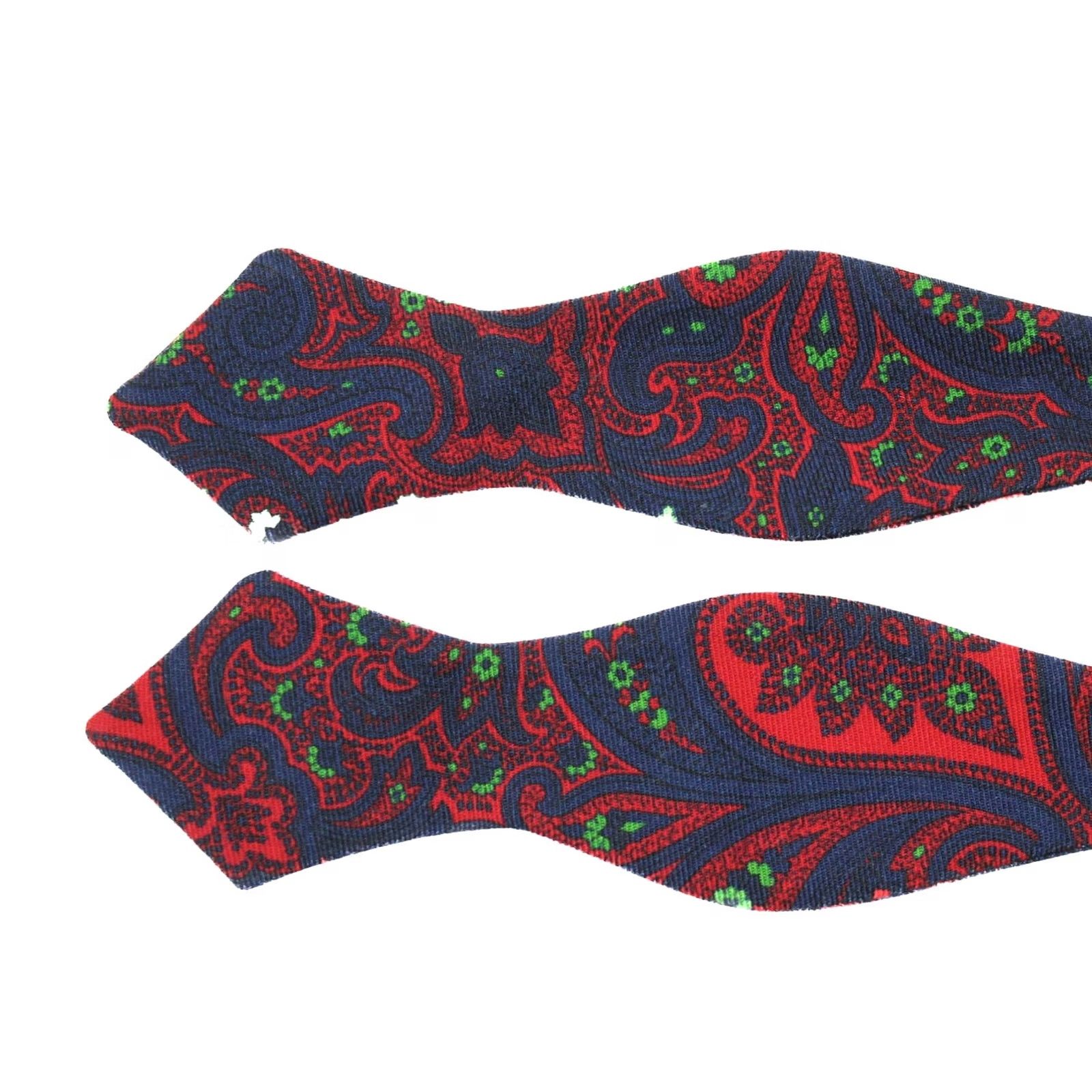 Suitsupply Suitsupply Bow Tie Men’s ONE SIZE Wool Adjustable Tied Classic Paisley Pattern Size ONE SIZE - 2 Thumbnail