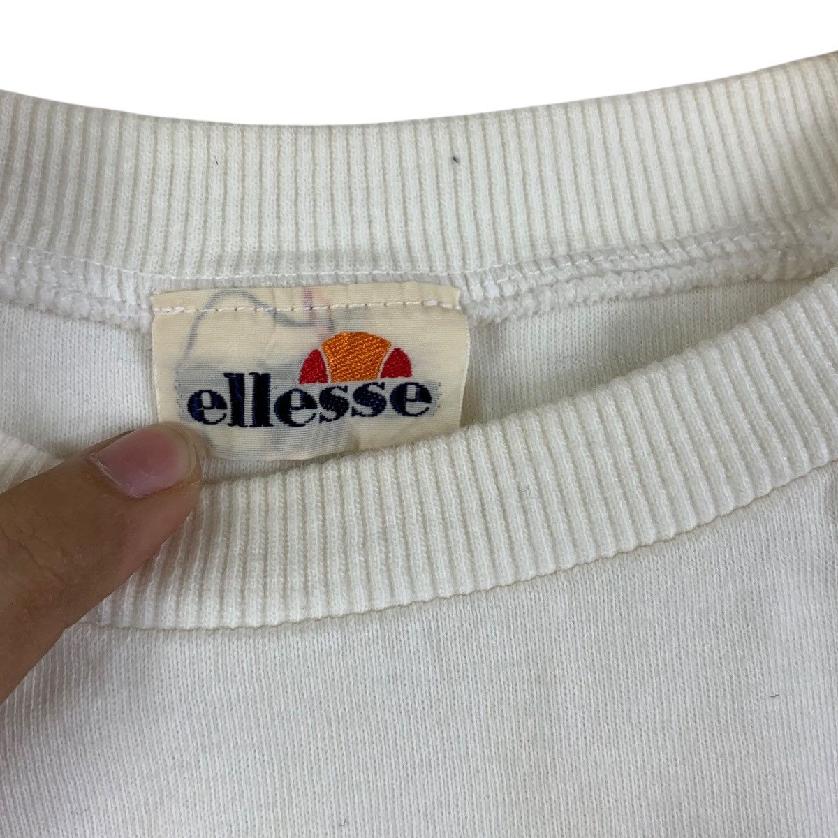 Ellesse Vintage 90’ ELLESSE PERUGIA ITALIA Embossed Logo Sweatshirt Size S / US 4 / IT 40 - 7 Thumbnail