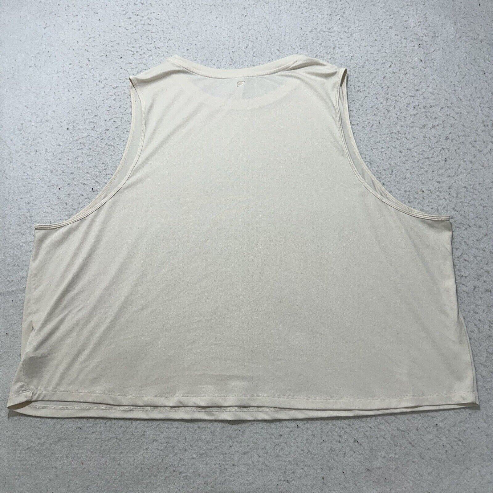 Fabletics Fabletics 3X Sleeveless Athletic Tank Top Cream Pullover Size 3XL / US 20-22 - 9 Thumbnail