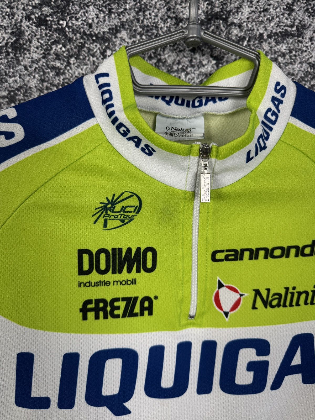 Other Nalini 1/4 Zip Cycling Jersey Liquigas Bike Shirt Size 5 Size US L / EU 52-54 / 3 - 16 Thumbnail