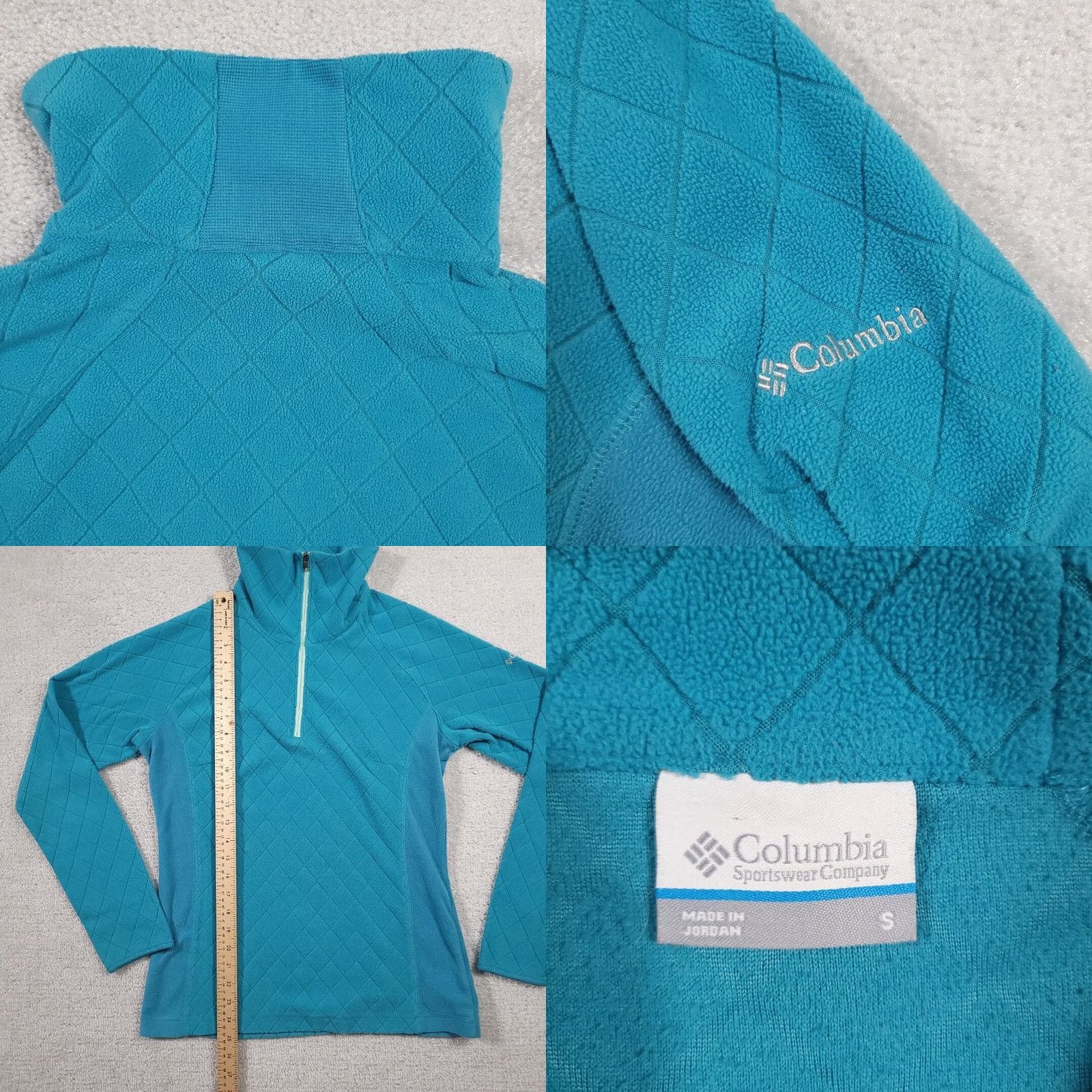 Vintage Columbia Fleece Jacket Womens S Blue Outdoor Pullover Sweatshirt 1/4 Zip Size S / US 4 / IT 40 - 8 Thumbnail