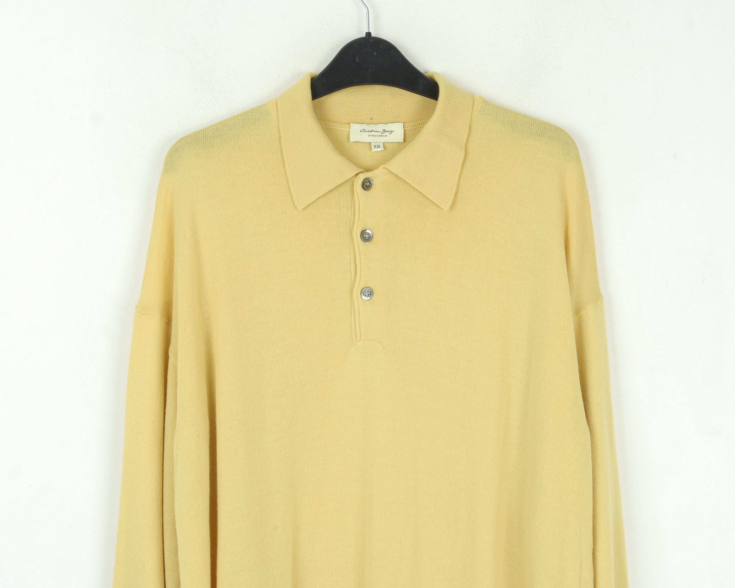 Other CHRISTIAN BERG Button Neck Jumper Pullover Merino Wool Size US XXL / EU 58 / 5 - 2 Thumbnail