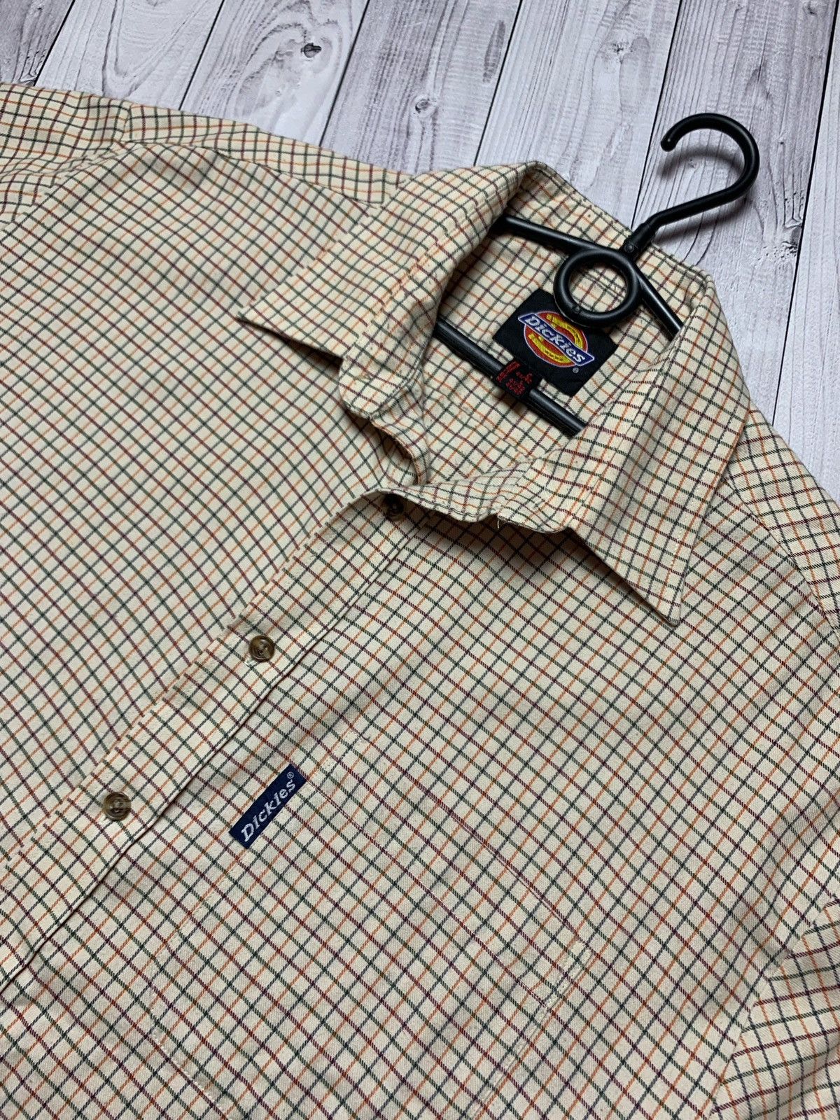 Vintage Dickies vintage plaid shirt button up size L Size US L / EU 52-54 / 3 - 3 Thumbnail