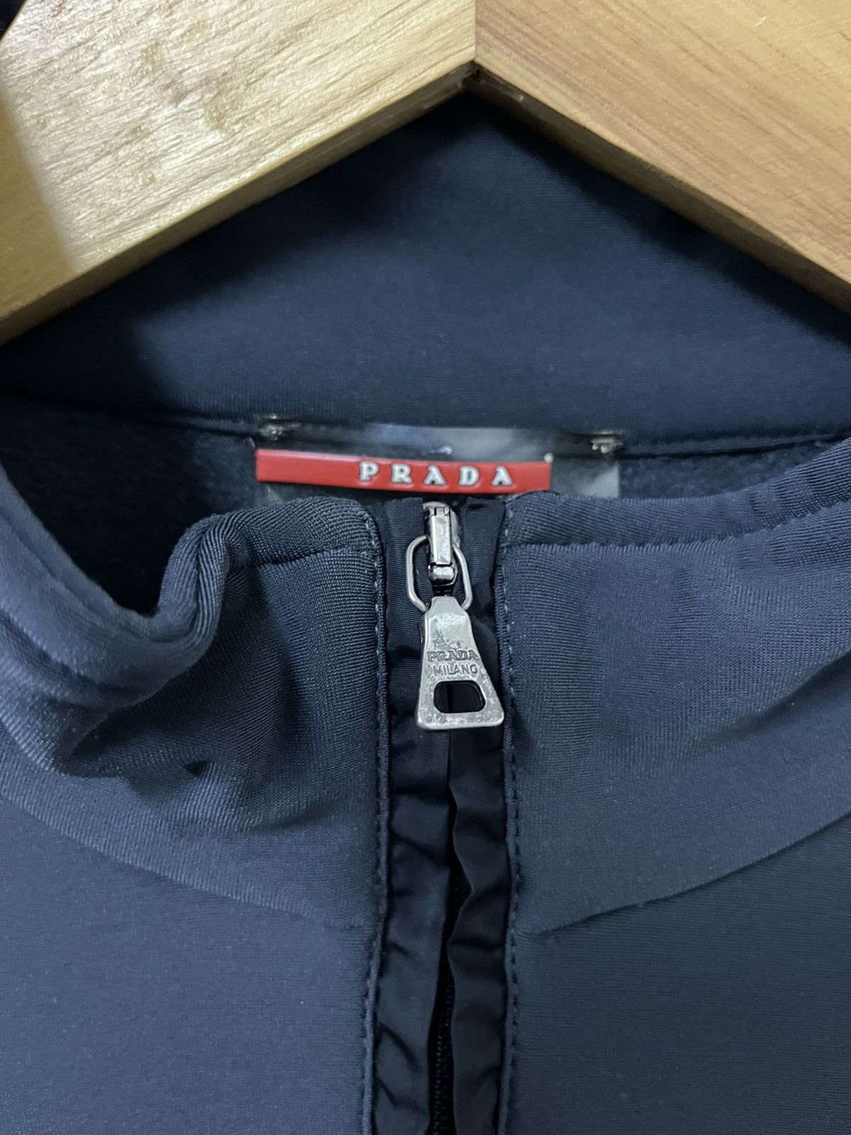 Prada PRADA HALF ZIPPER LOGO GREY DESIGNER SPORTSWEAR JACKET Size US M / EU 48-50 / 2 - 4 Thumbnail