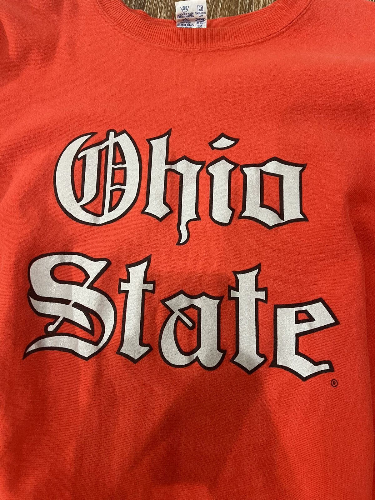 Vintage Vintage Ohio State Champion ReverseWeave Old English sweater Size US L / EU 52-54 / 3 - 3 Thumbnail