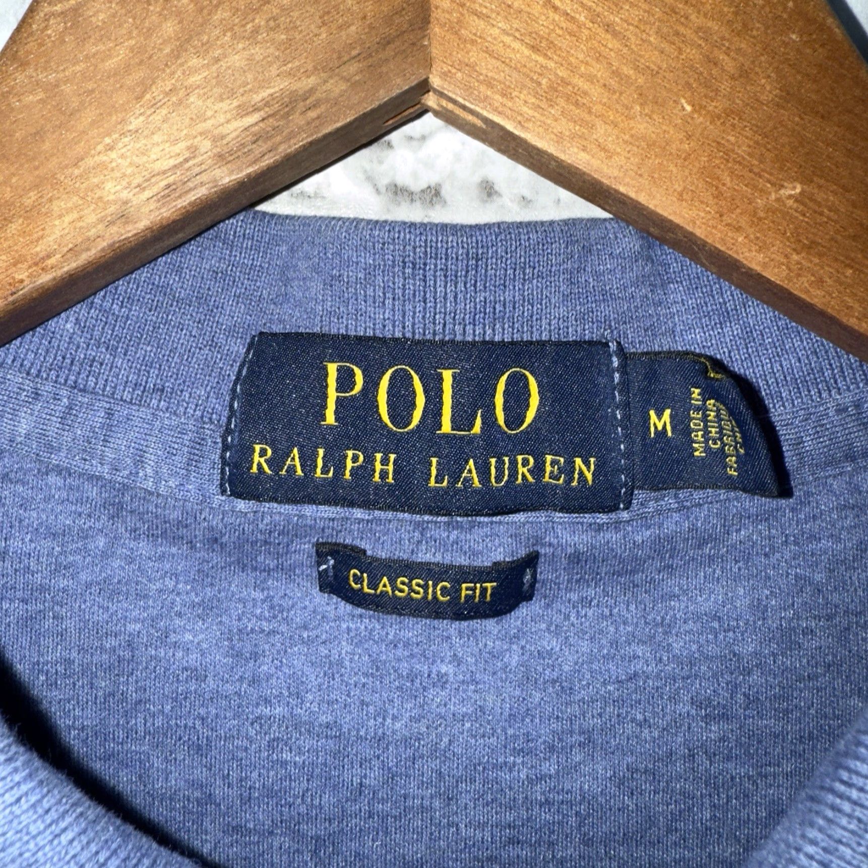 Polo Ralph Lauren Polo Ralph Lauren Polo Shirt Blue Classic Fit Mens Size M Size US M / EU 48-50 / 2 - 4 Thumbnail