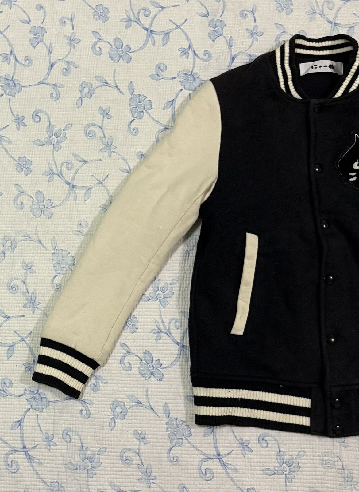Issey Miyake Ne-net Issey Miyake Cat Varsity Jacket Size US M / EU 48-50 / 2 - 2 Thumbnail