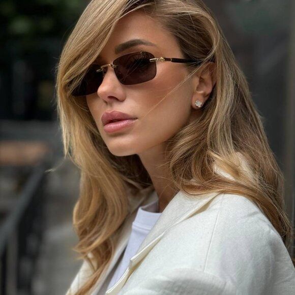 Gucci 🕶️ New Gucci GG1221S 002 Sunglasses - Gold/Havana Frame Size ONE SIZE - 1 Thumbnail