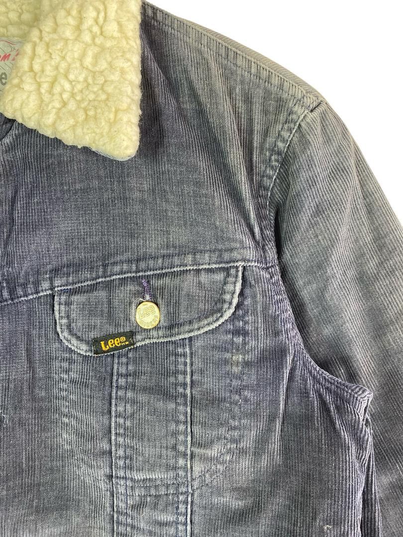 Lee × Vintage Vtg 90s Lee Storm Rider corduroy trucker sherpa lined jacket Size US M / EU 48-50 / 2 - 3 Thumbnail