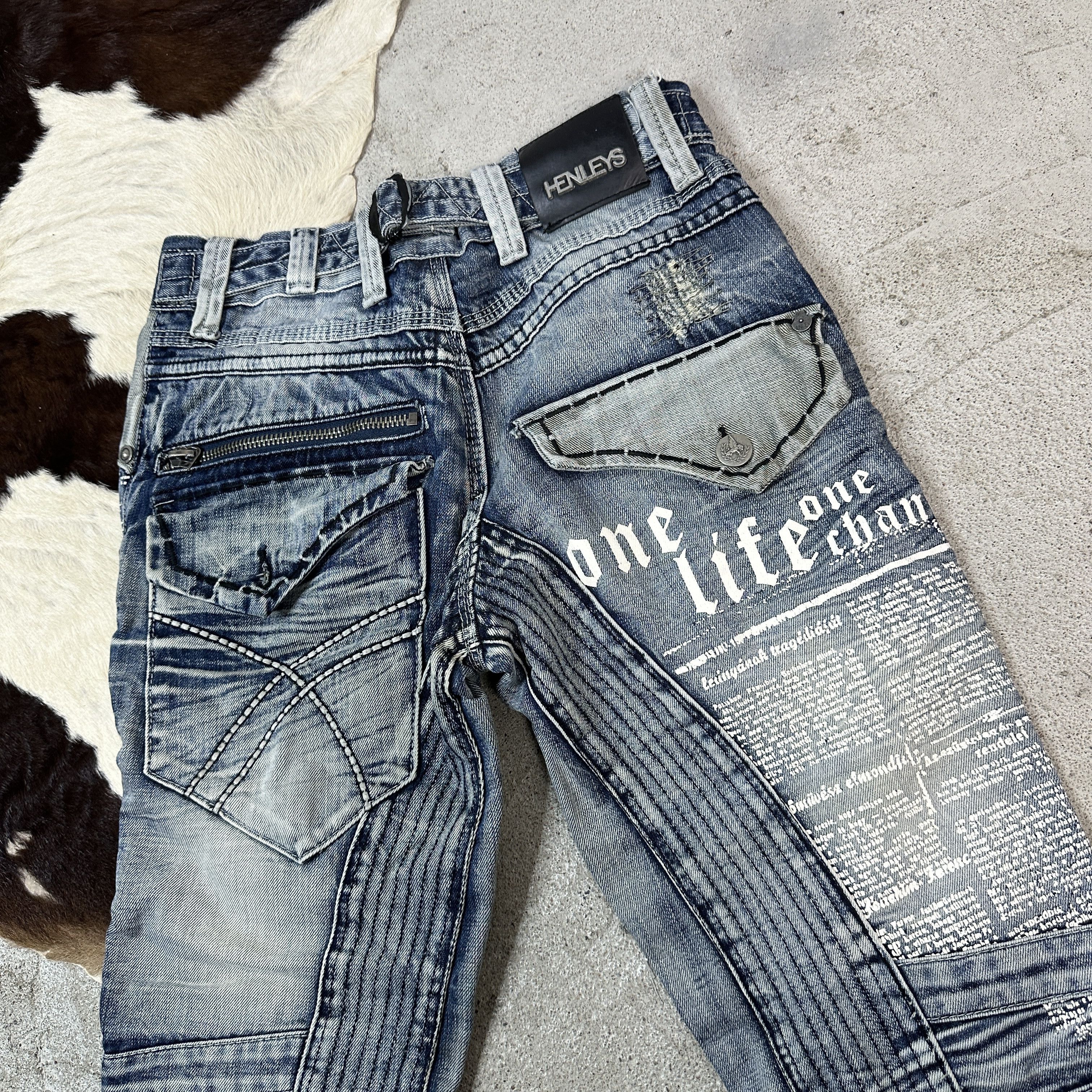 Vintage Vintage Y2K 00s Jeans Size 30" / US 8 / IT 44 - 2 Thumbnail