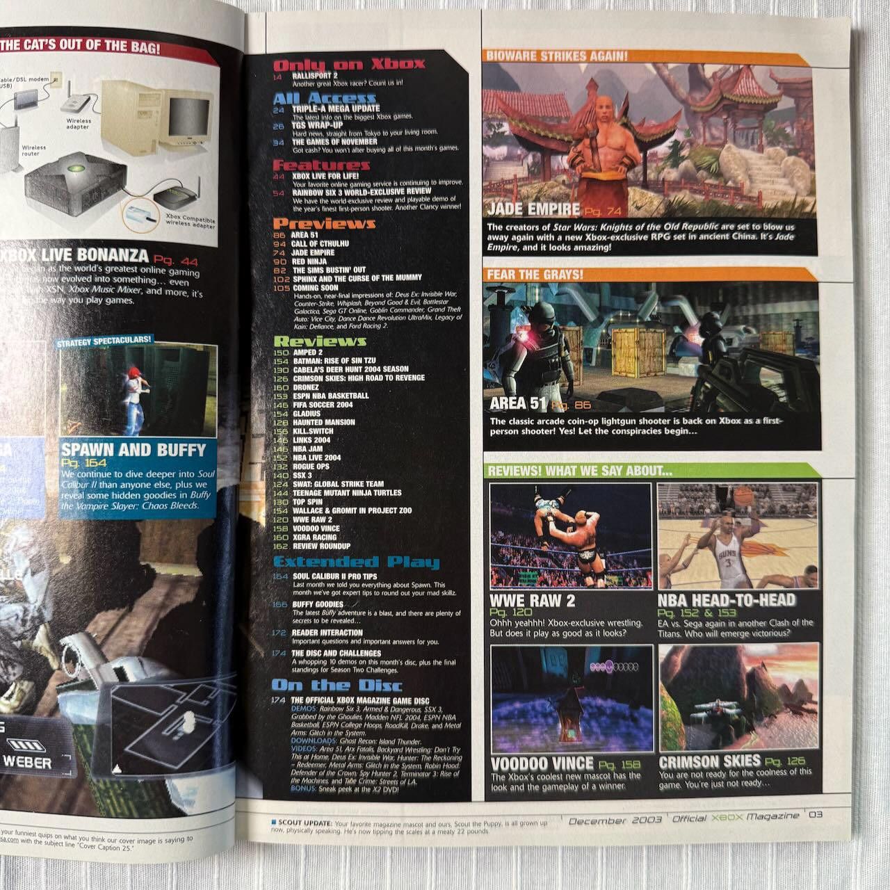 Other VTG Xbox Magazine #25 DEC 2003 Rainbow Six 3 Size ONE SIZE - 12 Thumbnail