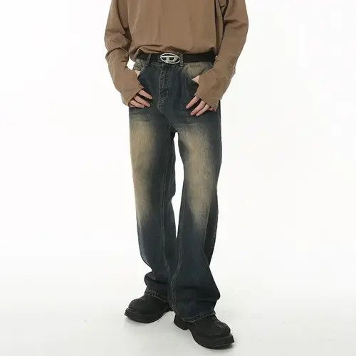 Jean Himejima x Nan Loose wide-leg vintage distressed jeans y2k Size US 32 / EU 48 - 2 Thumbnail