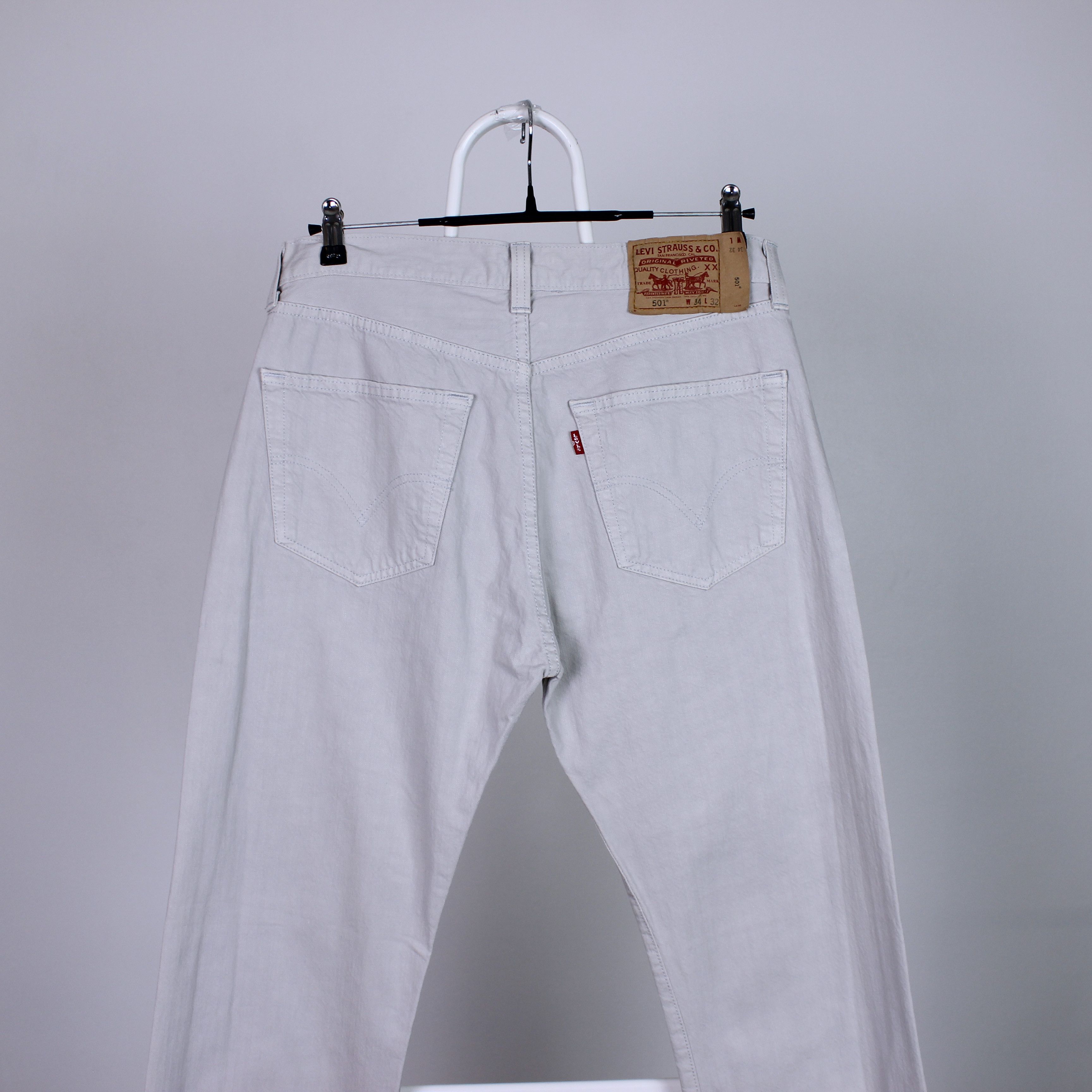 Levi's 501 levis denim jeans w34 L32 men pants Size US 34 / EU 50 - 7 Thumbnail