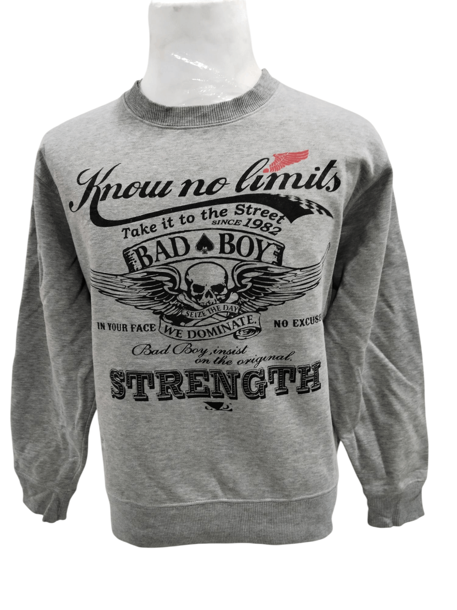 Boy London × HOMME BOY CO. Bad Boy Know Your Limits Skull Sweatshirt Size US L / EU 52-54 / 3 - 1 Thumbnail