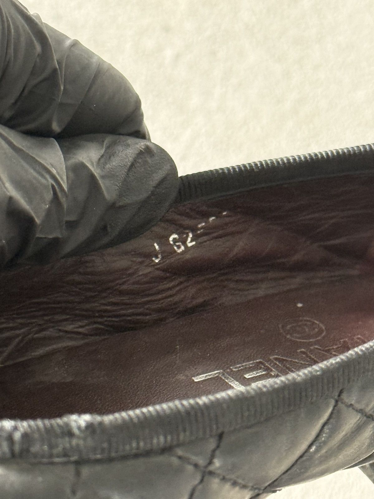 Chanel Chanel Leather Ballet Flats Size US 7 / IT 37 - 11 Thumbnail