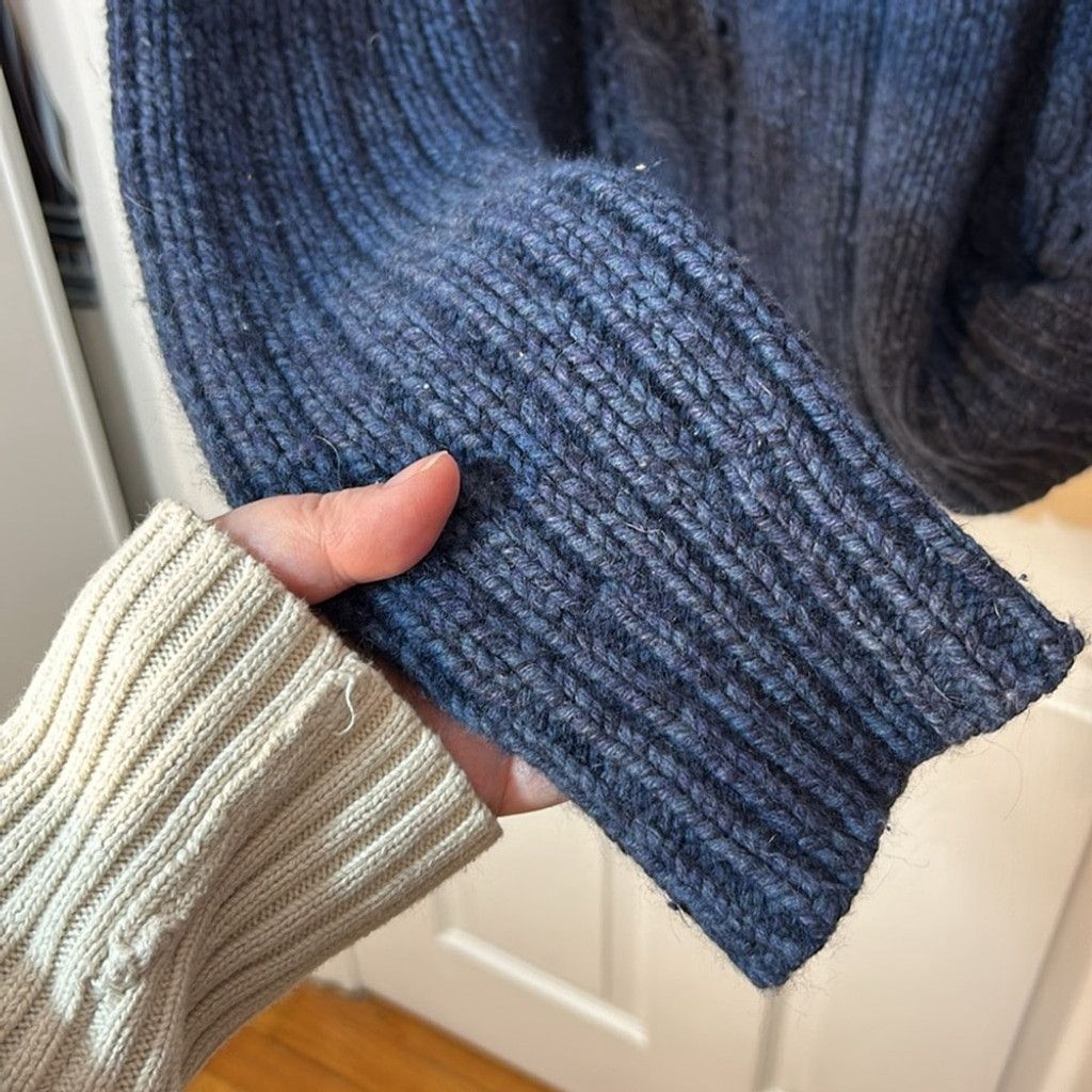 Tommy Hilfiger Tommy Hilfiger angora and lambswool blue zip Sweater large Size L / US 10 / IT 46 - 8 Thumbnail